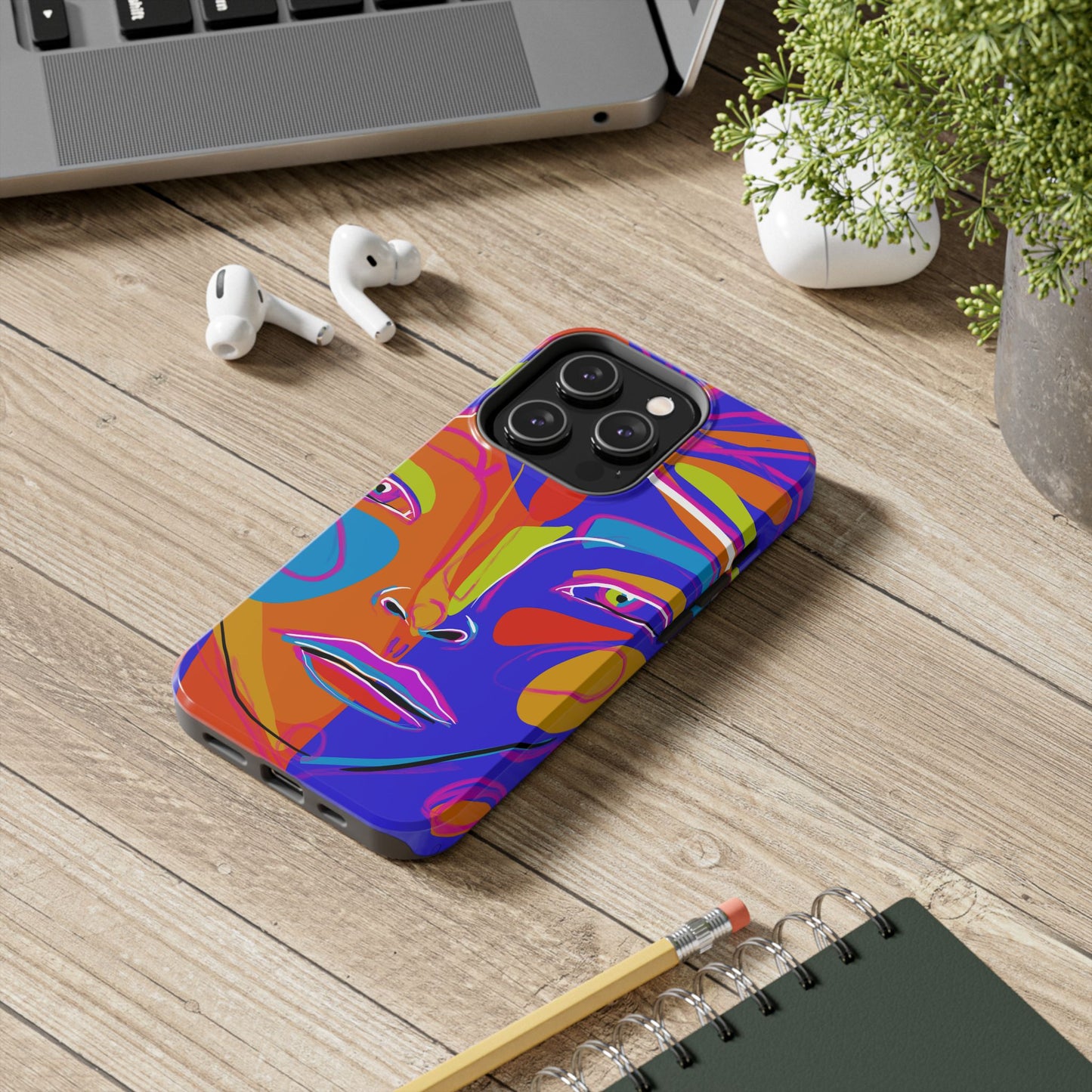 Vibrant Art Phone Case - Bold Colorful Design