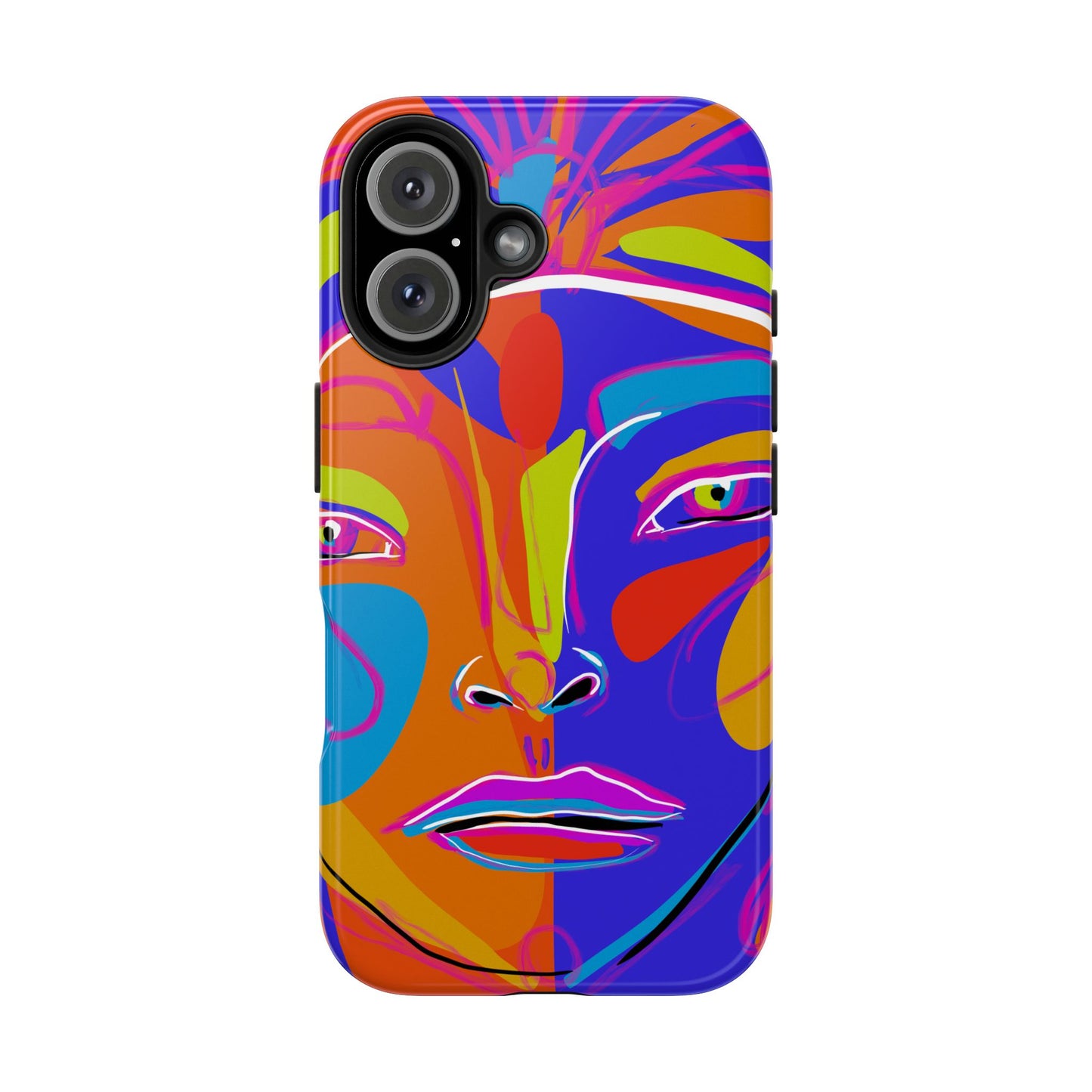 Vibrant Art Phone Case - Bold Colorful Design