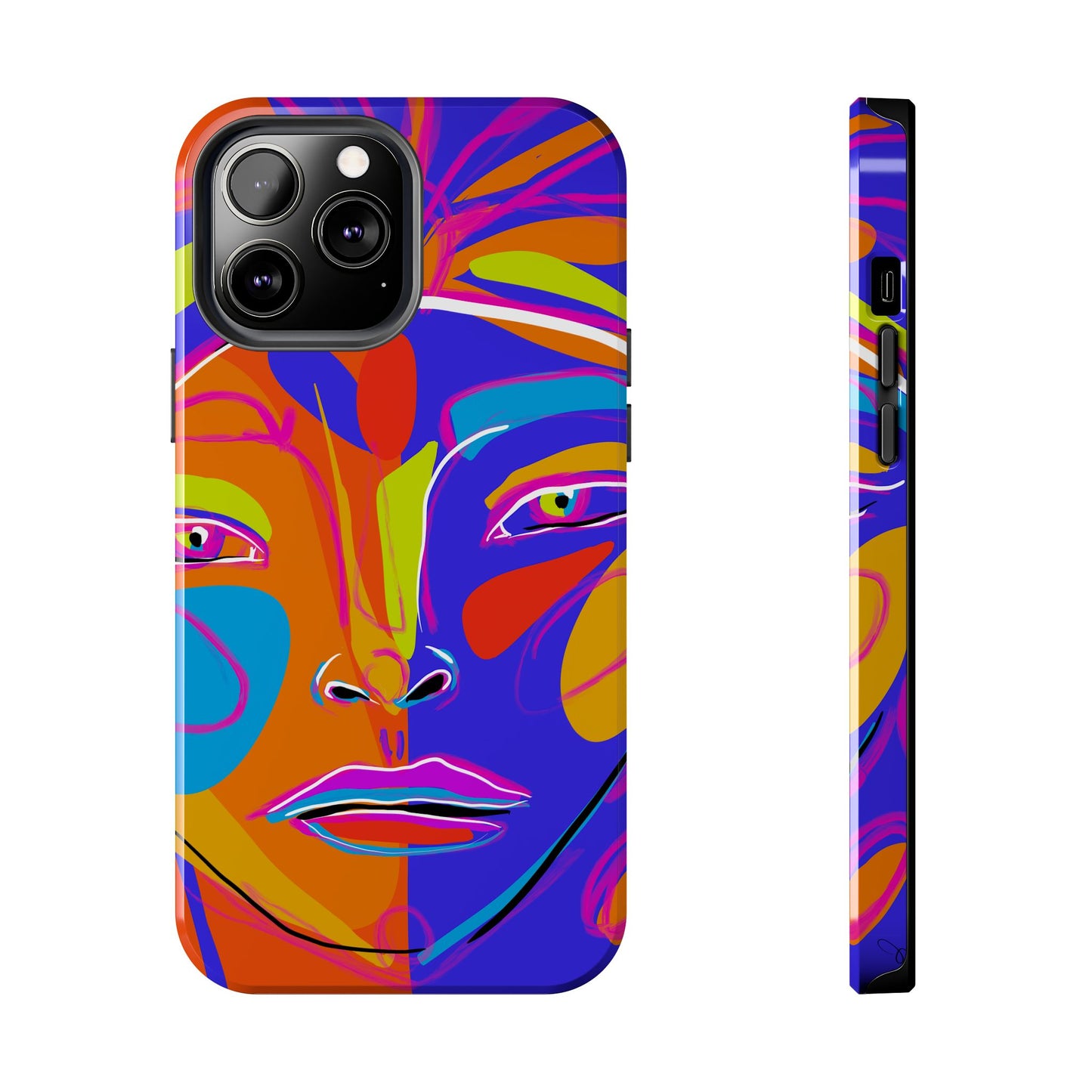 Vibrant Art Phone Case - Bold Colorful Design