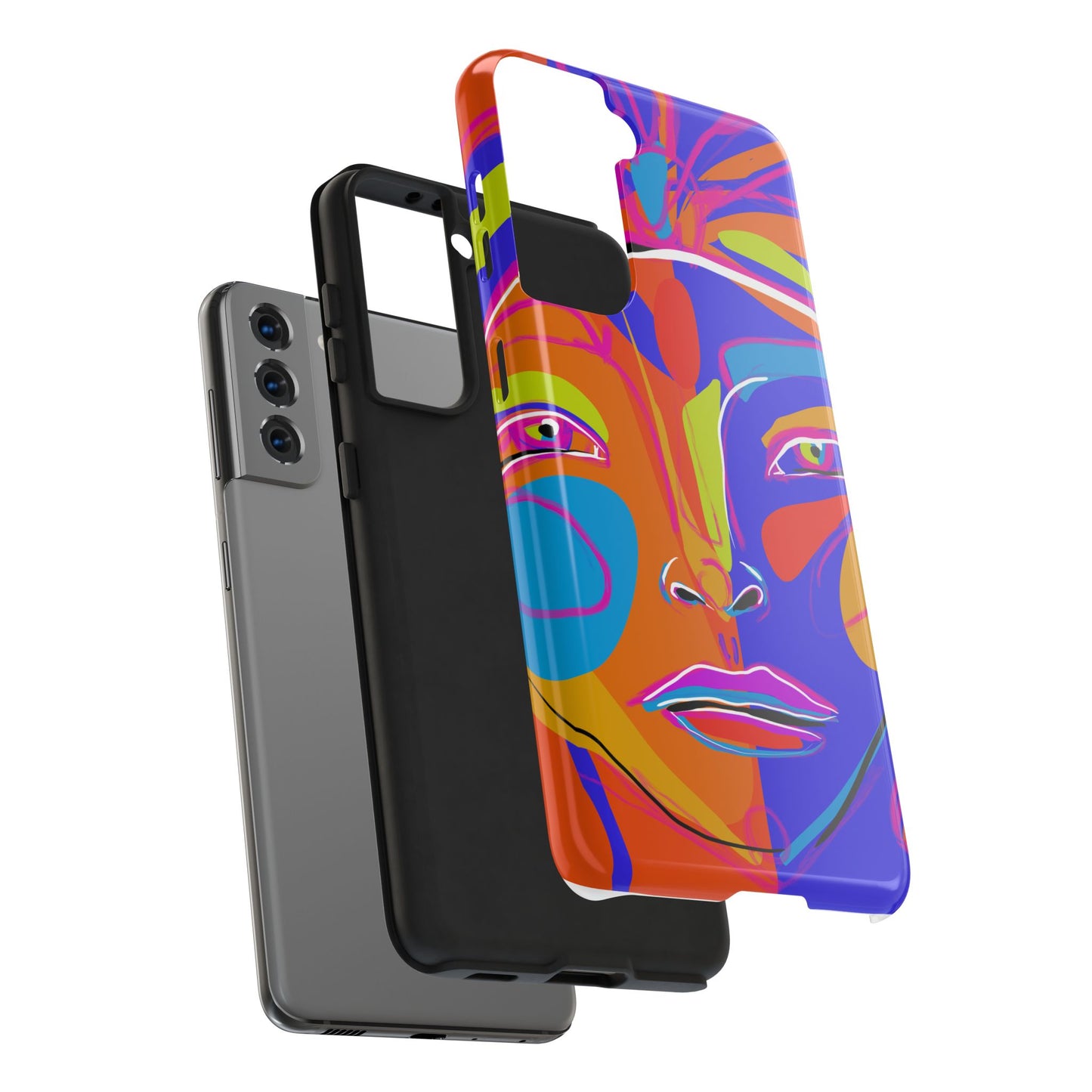 Vibrant Art Phone Case - Bold Colorful Design