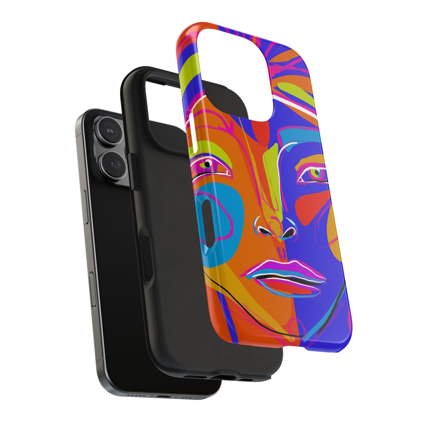 Vibrant Art Phone Case - Bold Colorful Design