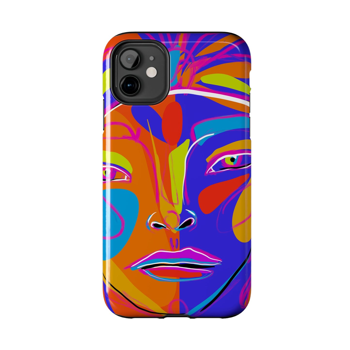 Vibrant Art Phone Case - Bold Colorful Design
