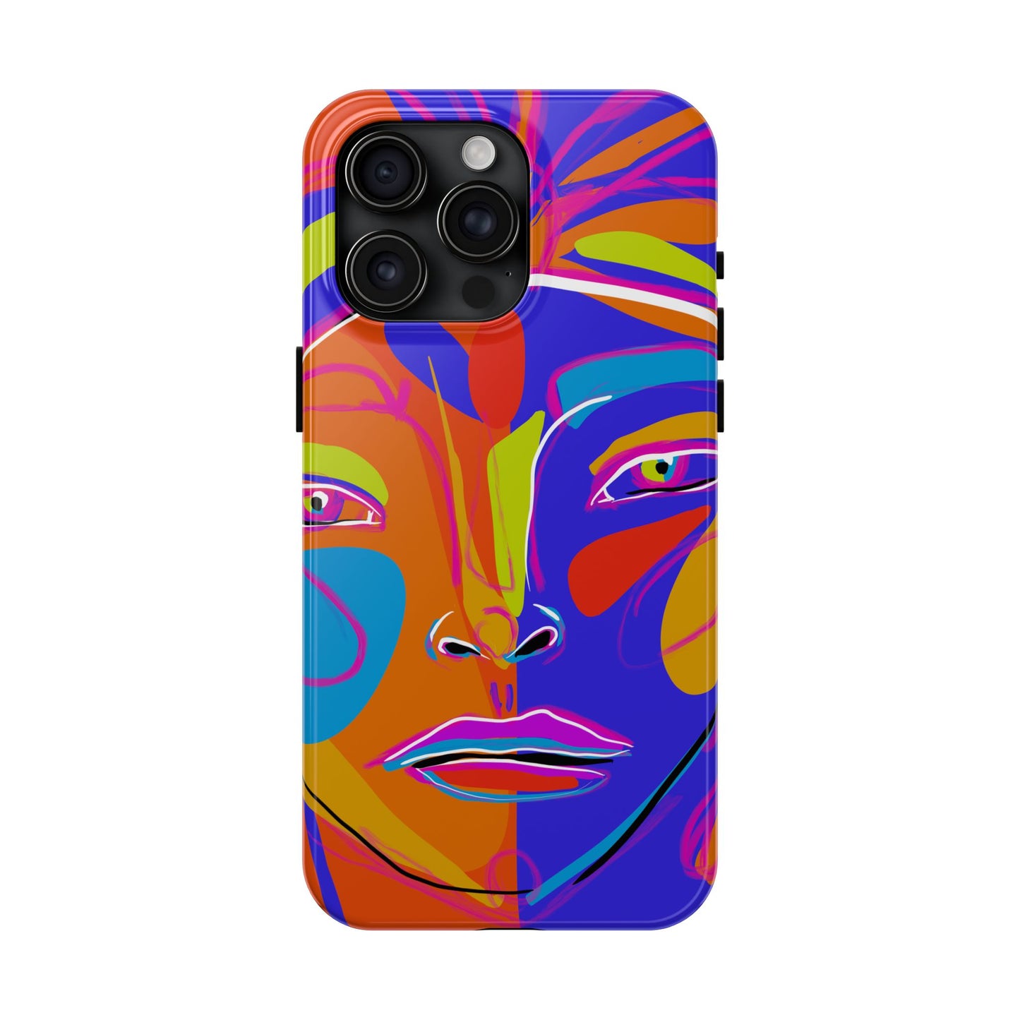 Vibrant Art Phone Case - Bold Colorful Design