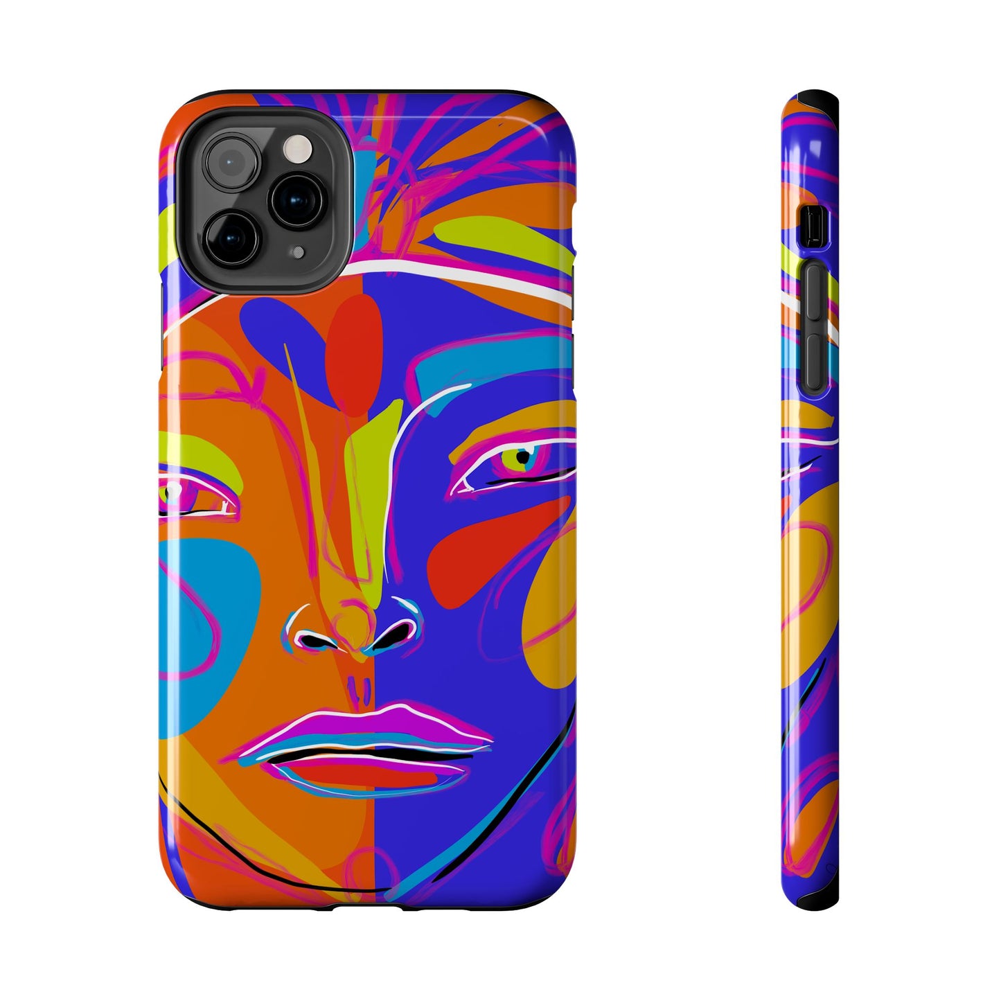 Vibrant Art Phone Case - Bold Colorful Design