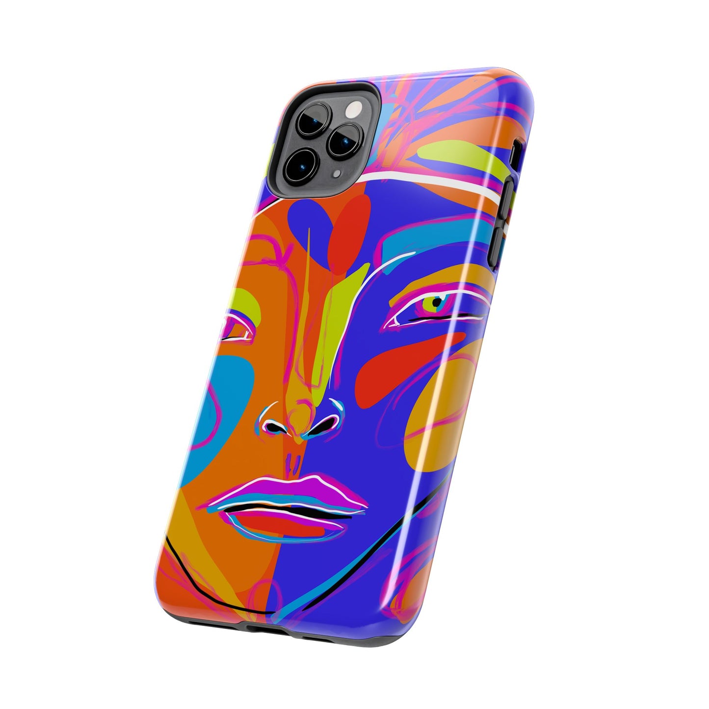 Vibrant Art Phone Case - Bold Colorful Design