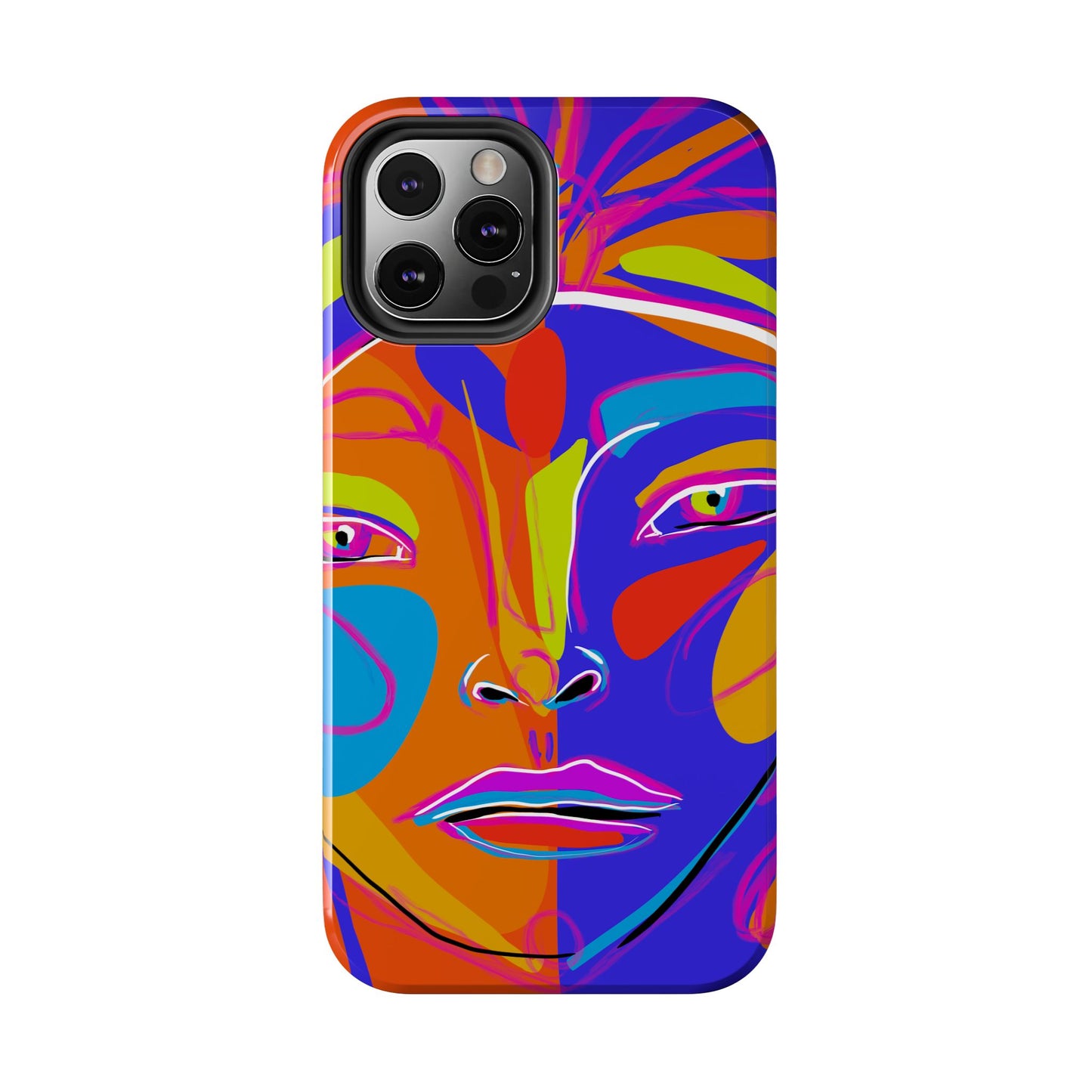 Vibrant Art Phone Case - Bold Colorful Design