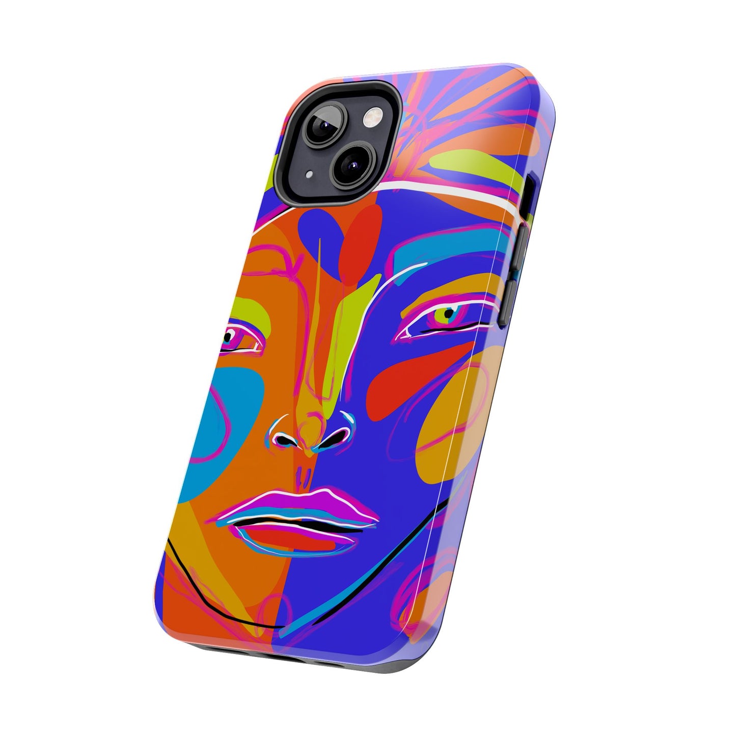 Vibrant Art Phone Case - Bold Colorful Design