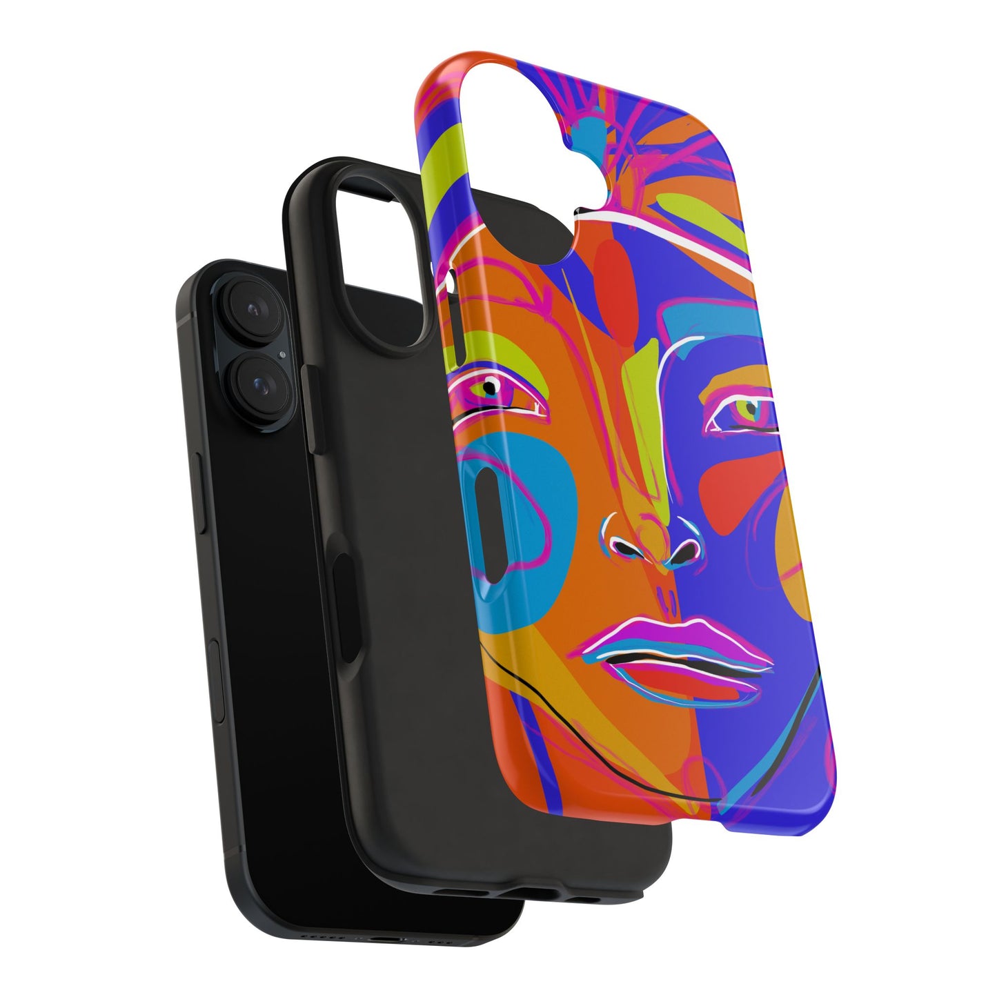Vibrant Art Phone Case - Bold Colorful Design