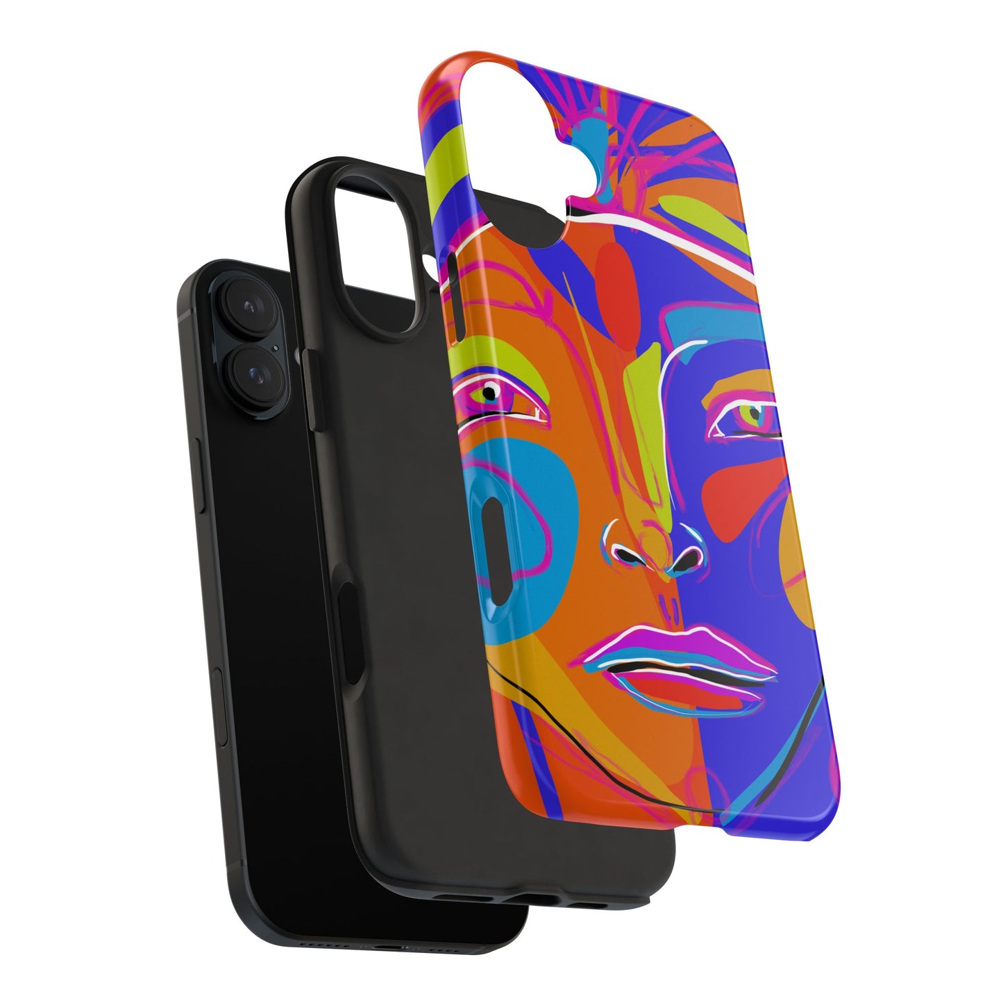 Vibrant Art Phone Case - Bold Colorful Design
