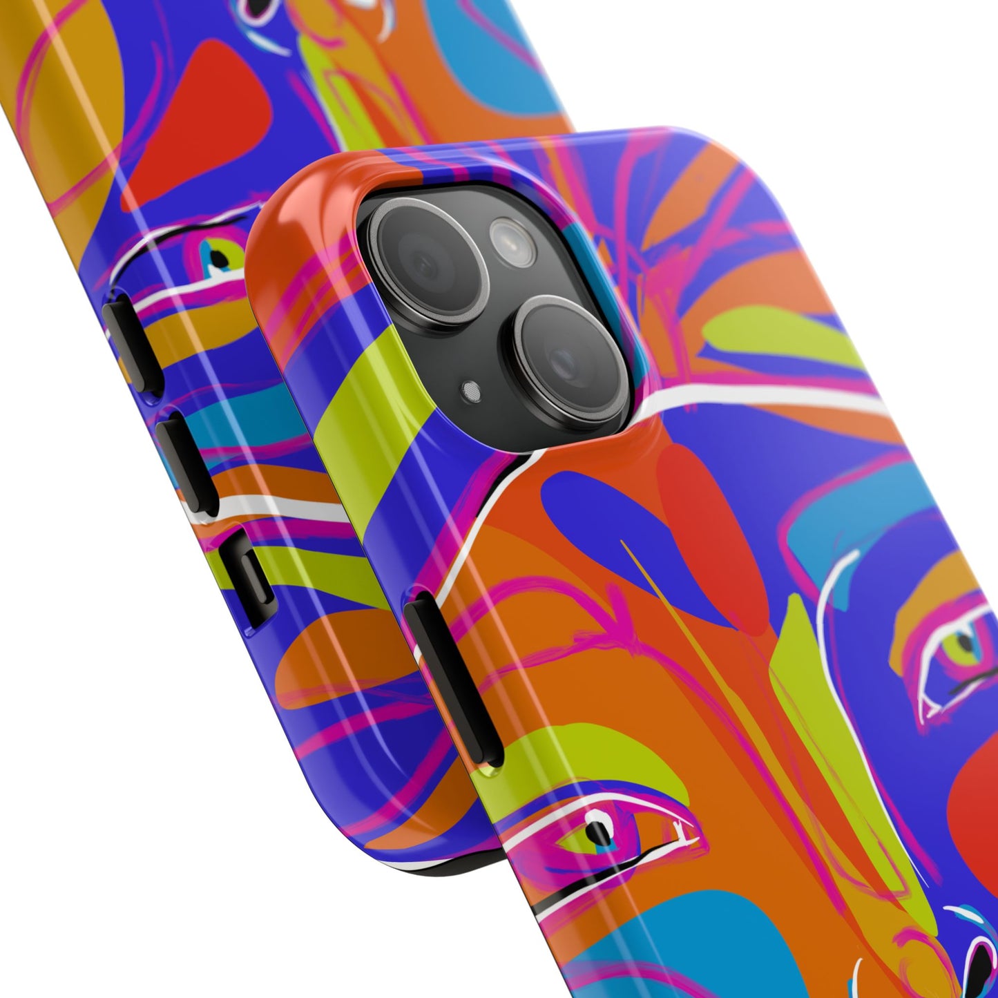 Vibrant Art Phone Case - Bold Colorful Design