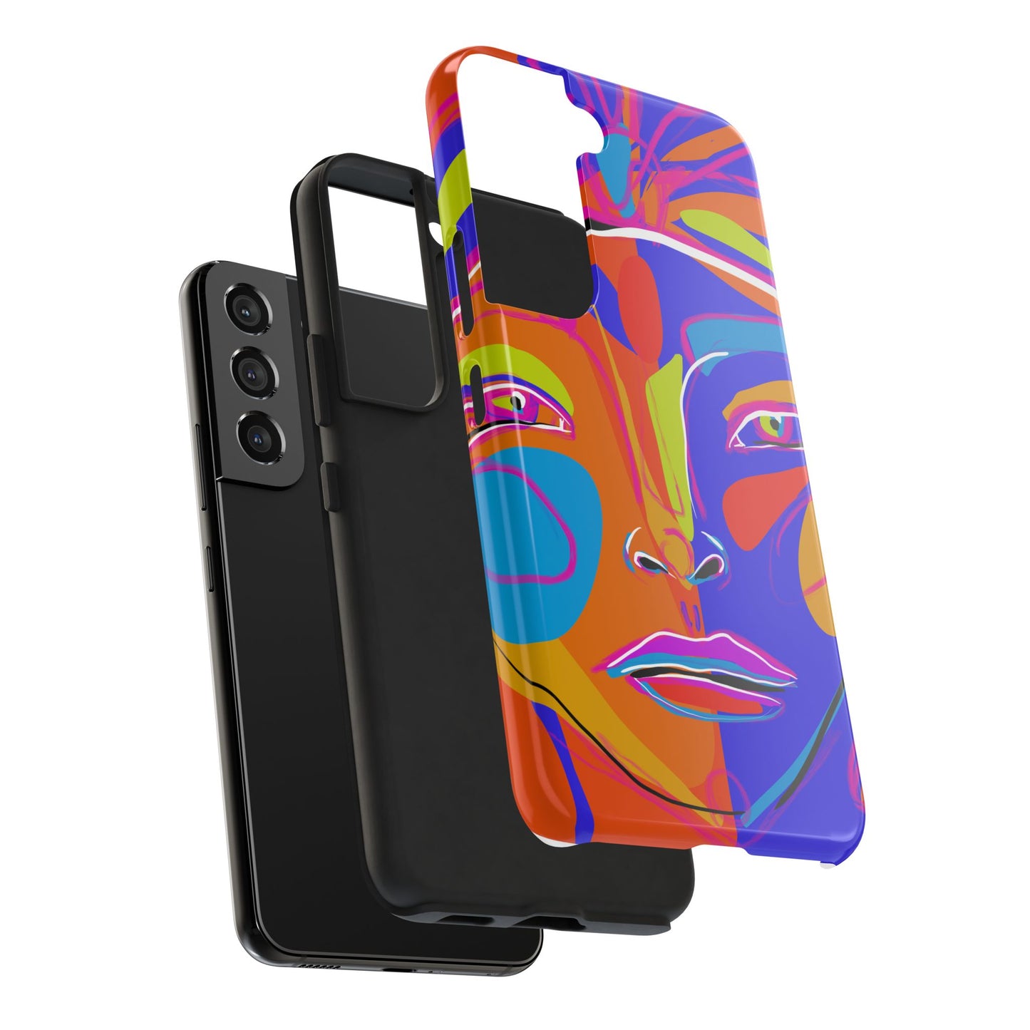 Vibrant Art Phone Case - Bold Colorful Design