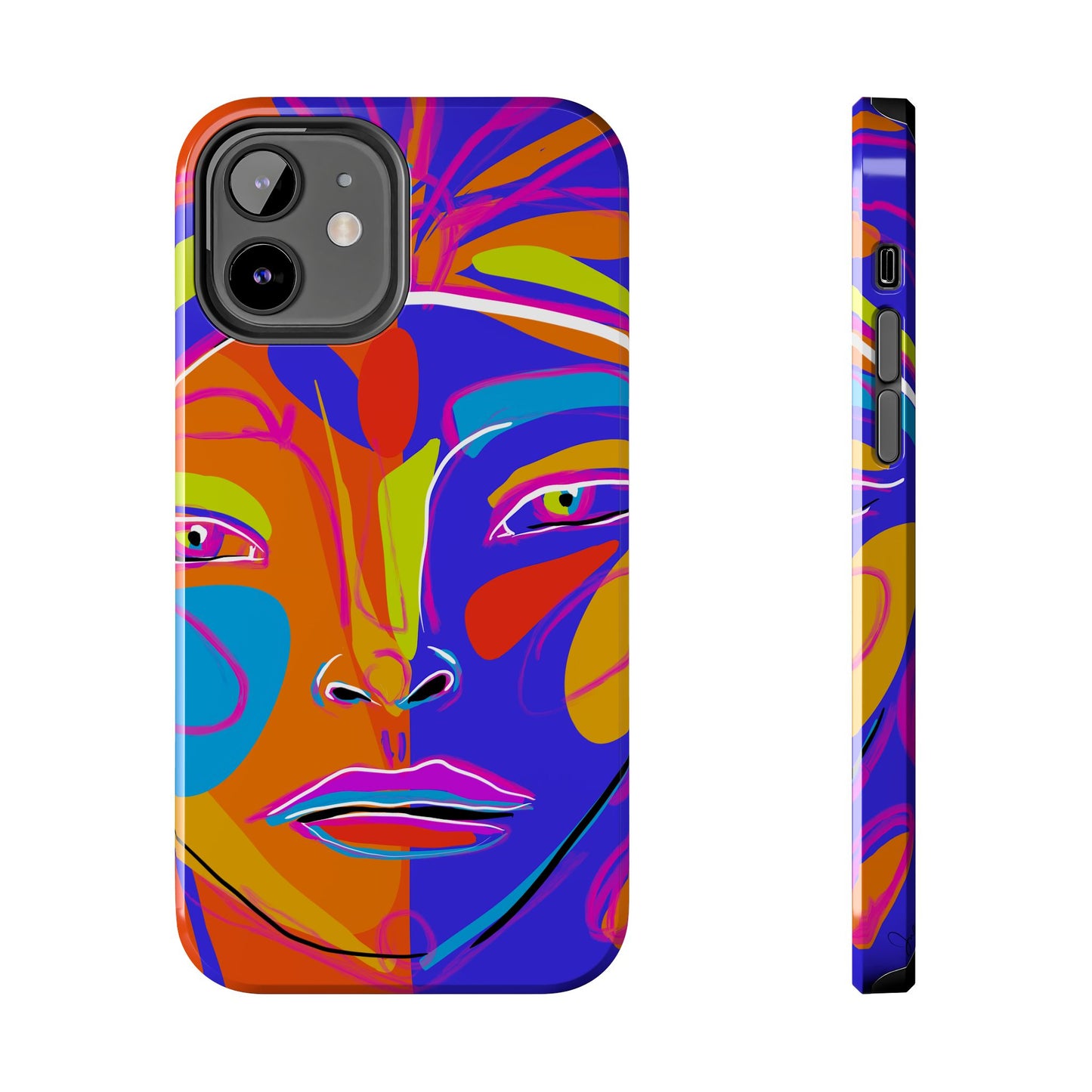 Vibrant Art Phone Case - Bold Colorful Design