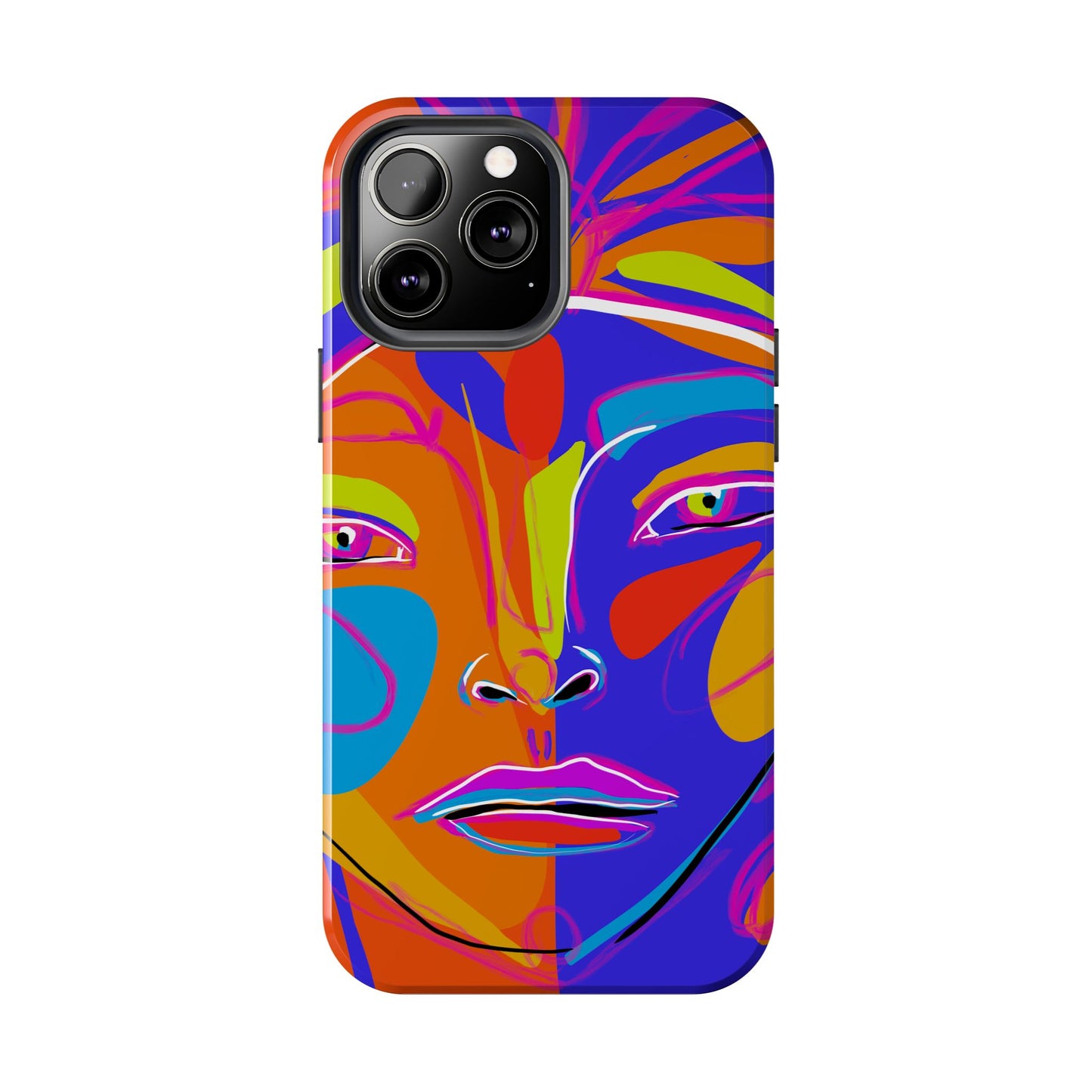 Vibrant Art Phone Case - Bold Colorful Design