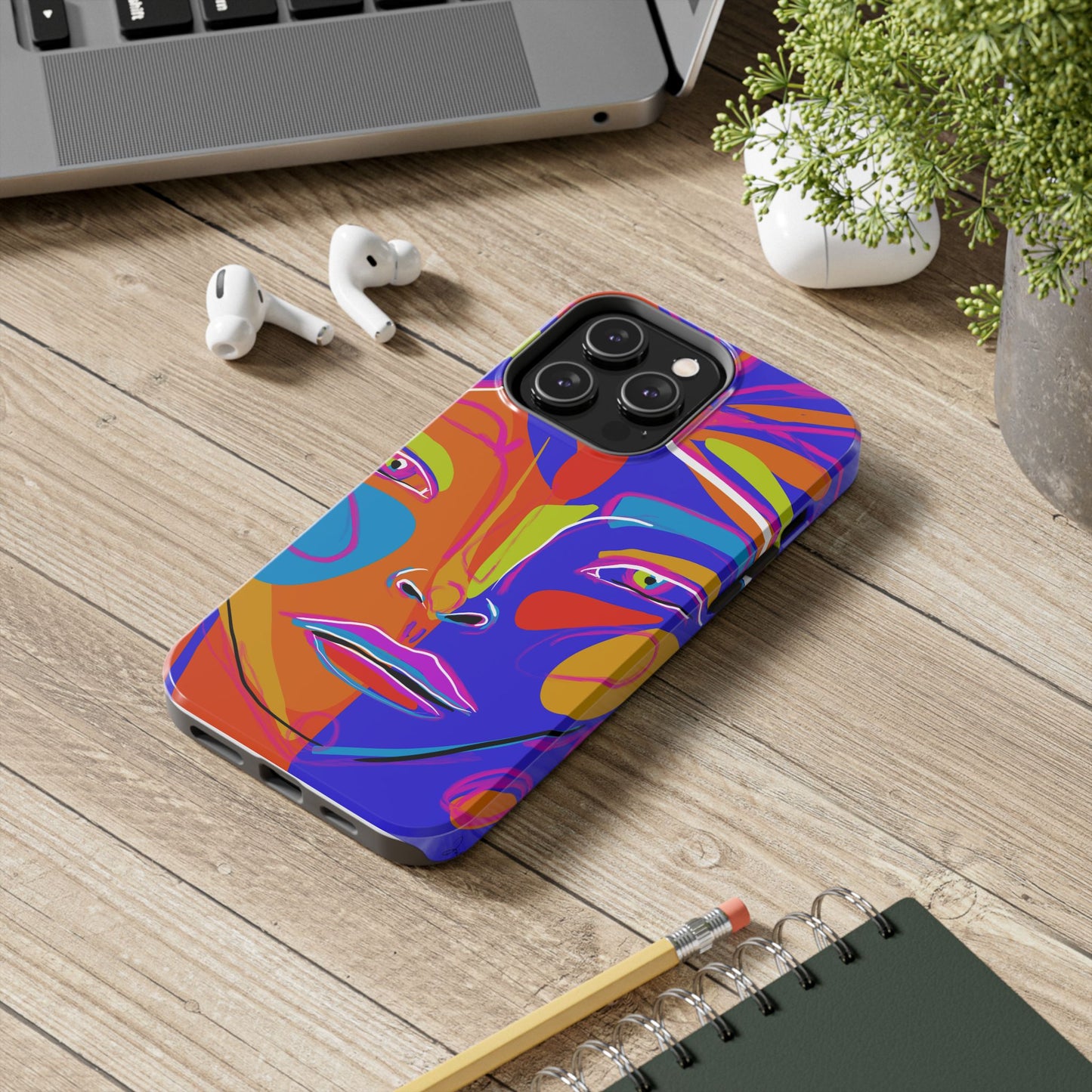 Vibrant Art Phone Case - Bold Colorful Design