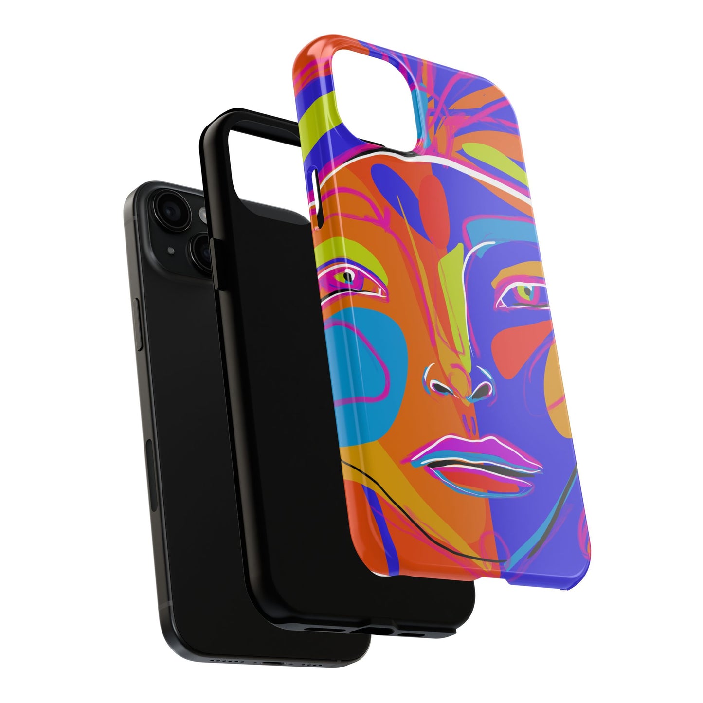 Vibrant Art Phone Case - Bold Colorful Design