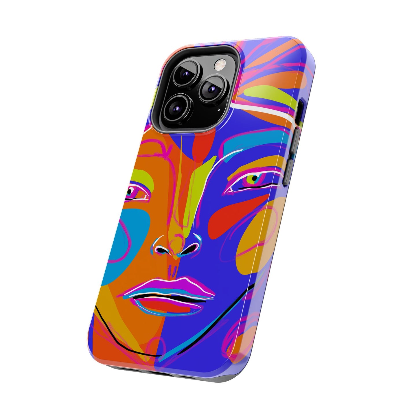 Vibrant Art Phone Case - Bold Colorful Design