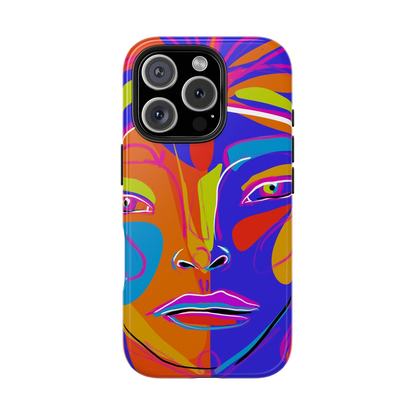 Vibrant Art Phone Case - Bold Colorful Design