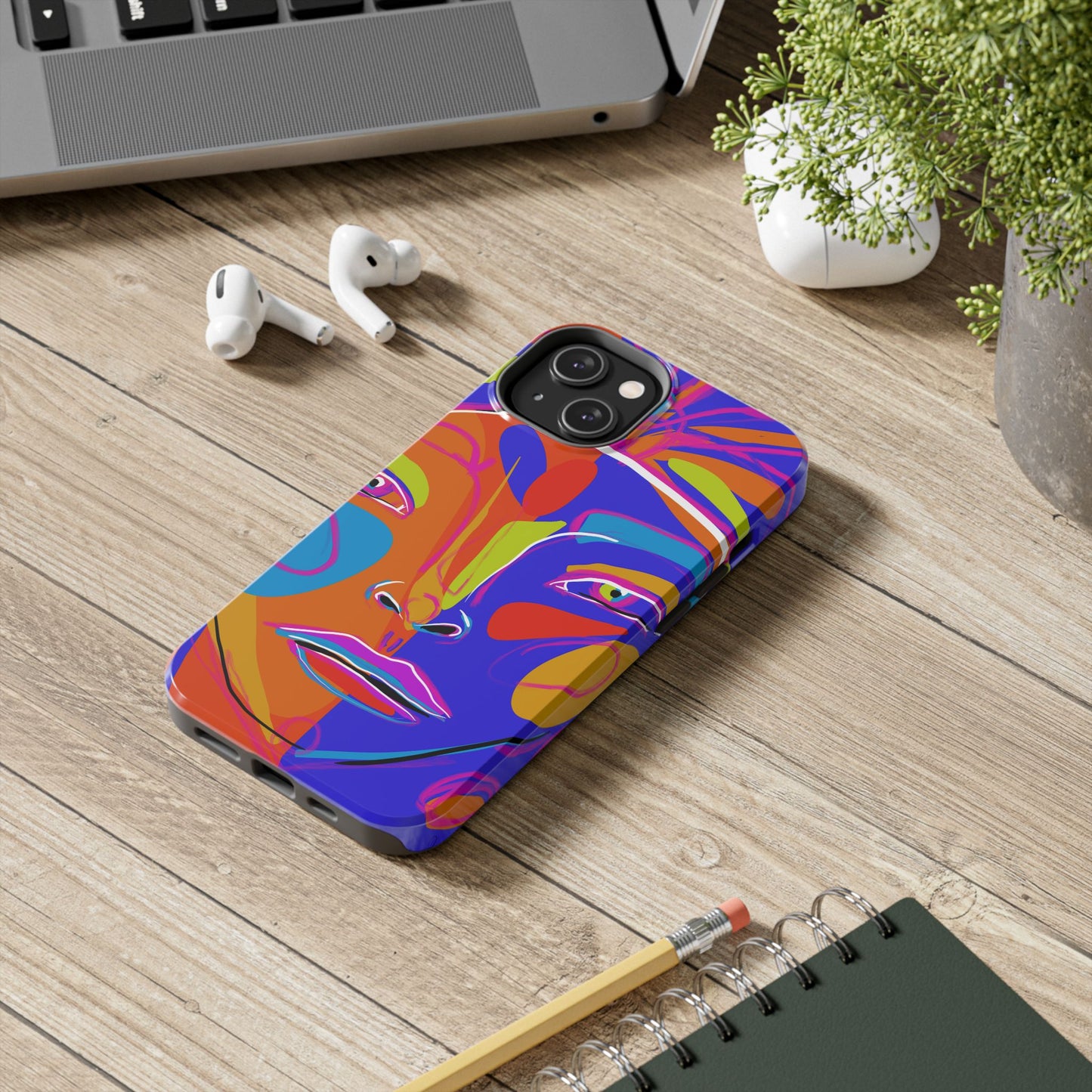 Vibrant Art Phone Case - Bold Colorful Design