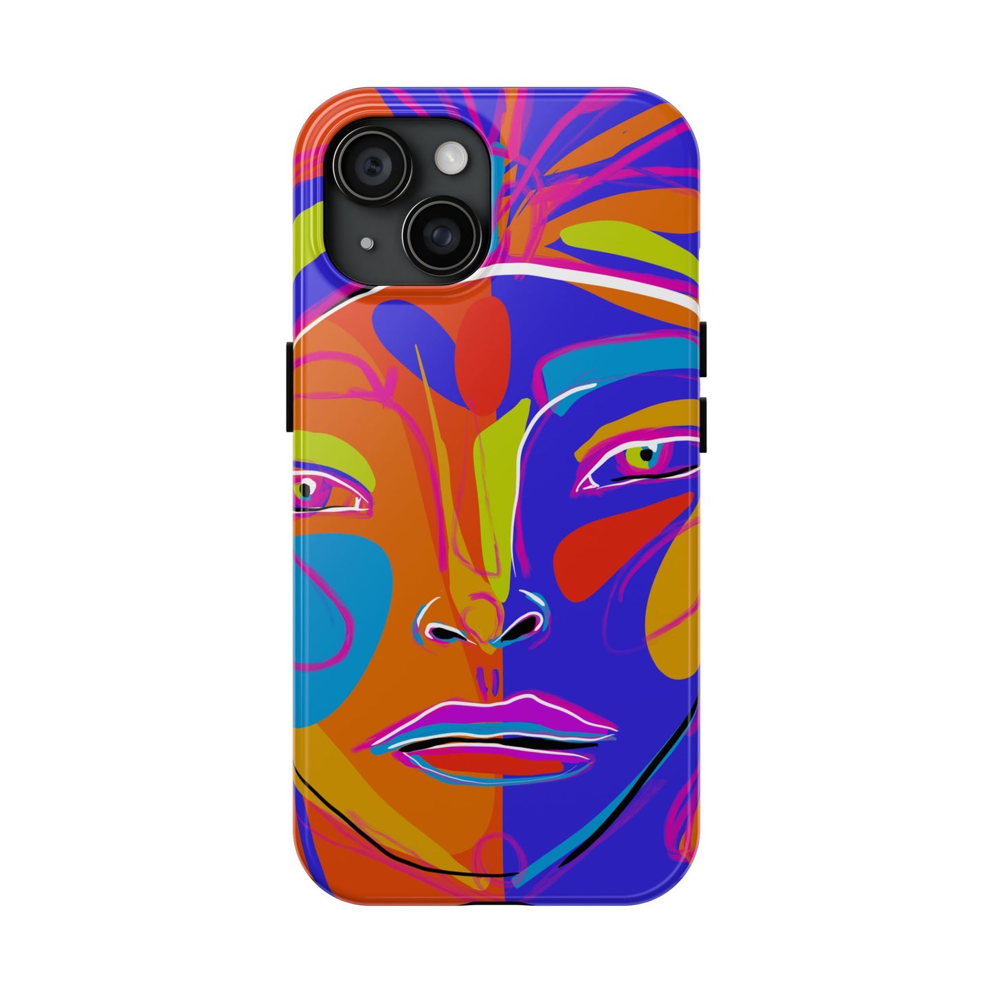 Vibrant Art Phone Case - Bold Colorful Design