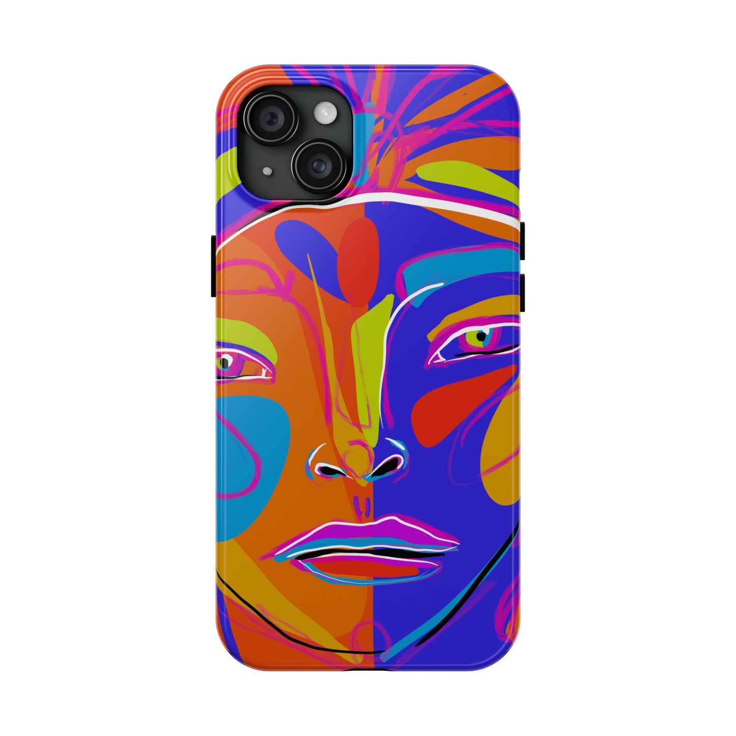 Vibrant Art Phone Case - Bold Colorful Design