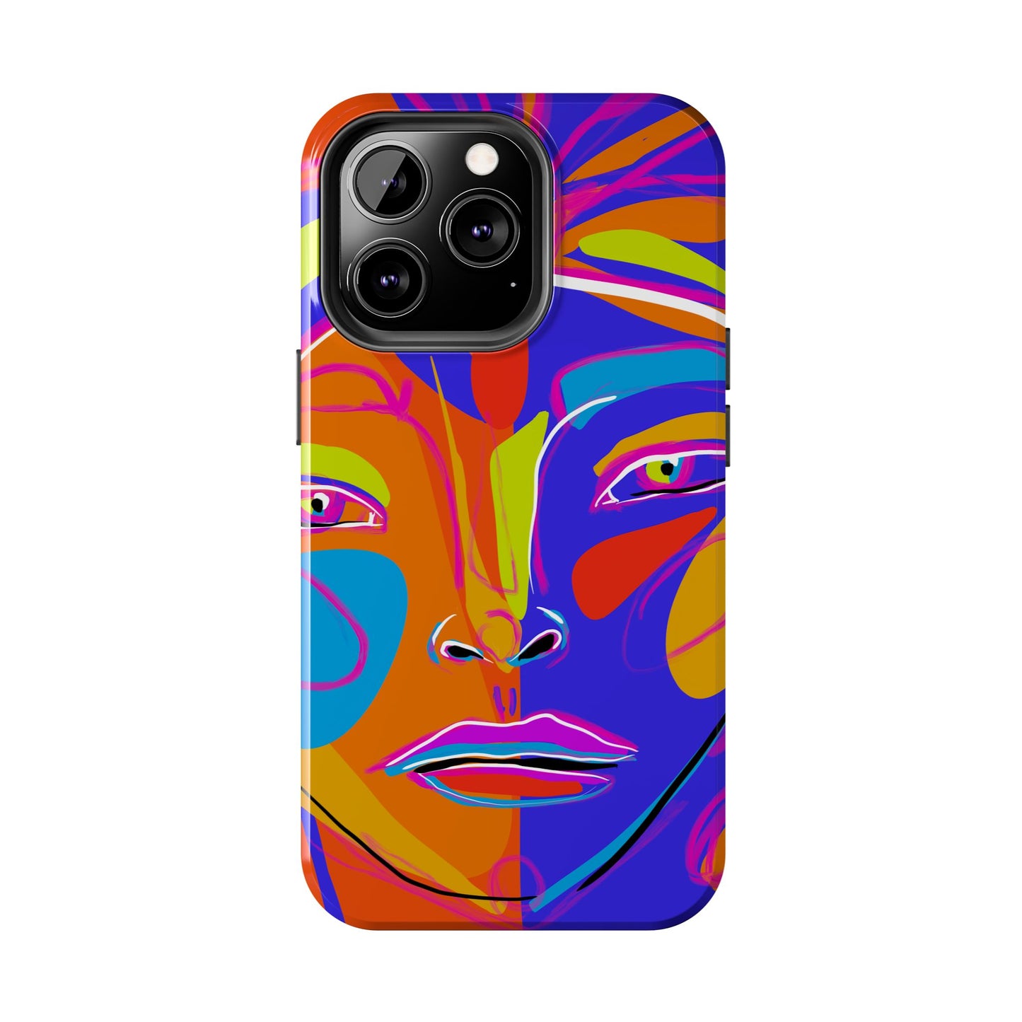 Vibrant Art Phone Case - Bold Colorful Design