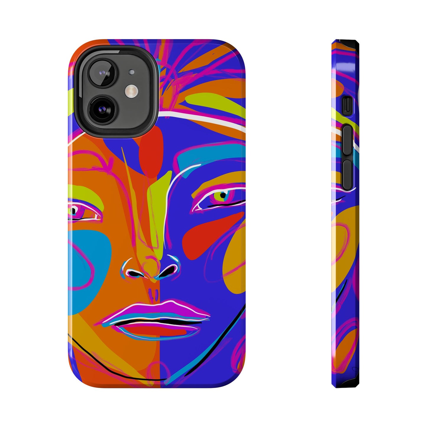 Vibrant Art Phone Case - Bold Colorful Design