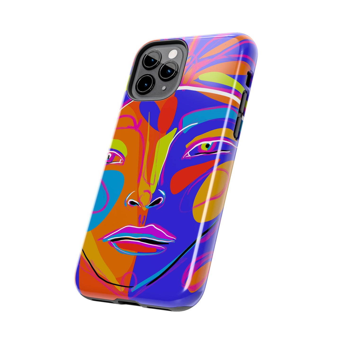 Vibrant Art Phone Case - Bold Colorful Design
