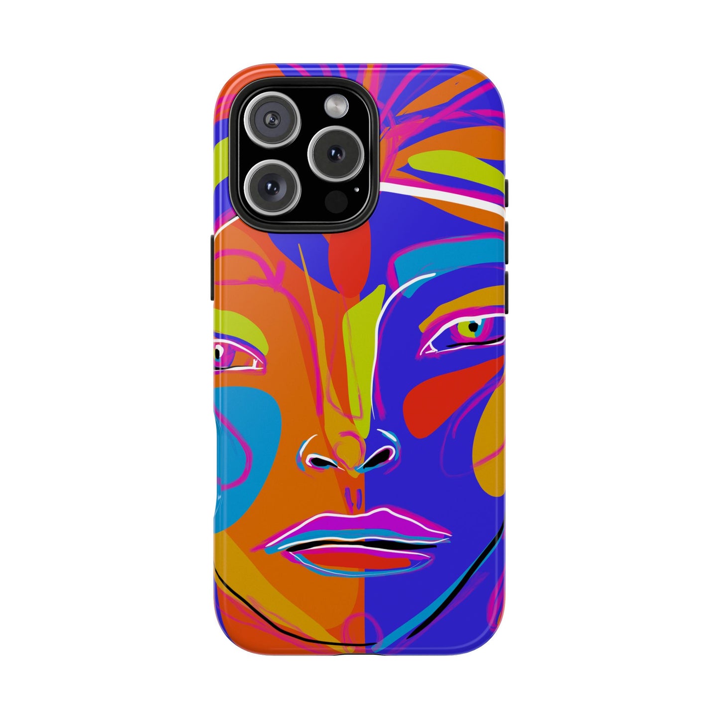 Vibrant Art Phone Case - Bold Colorful Design