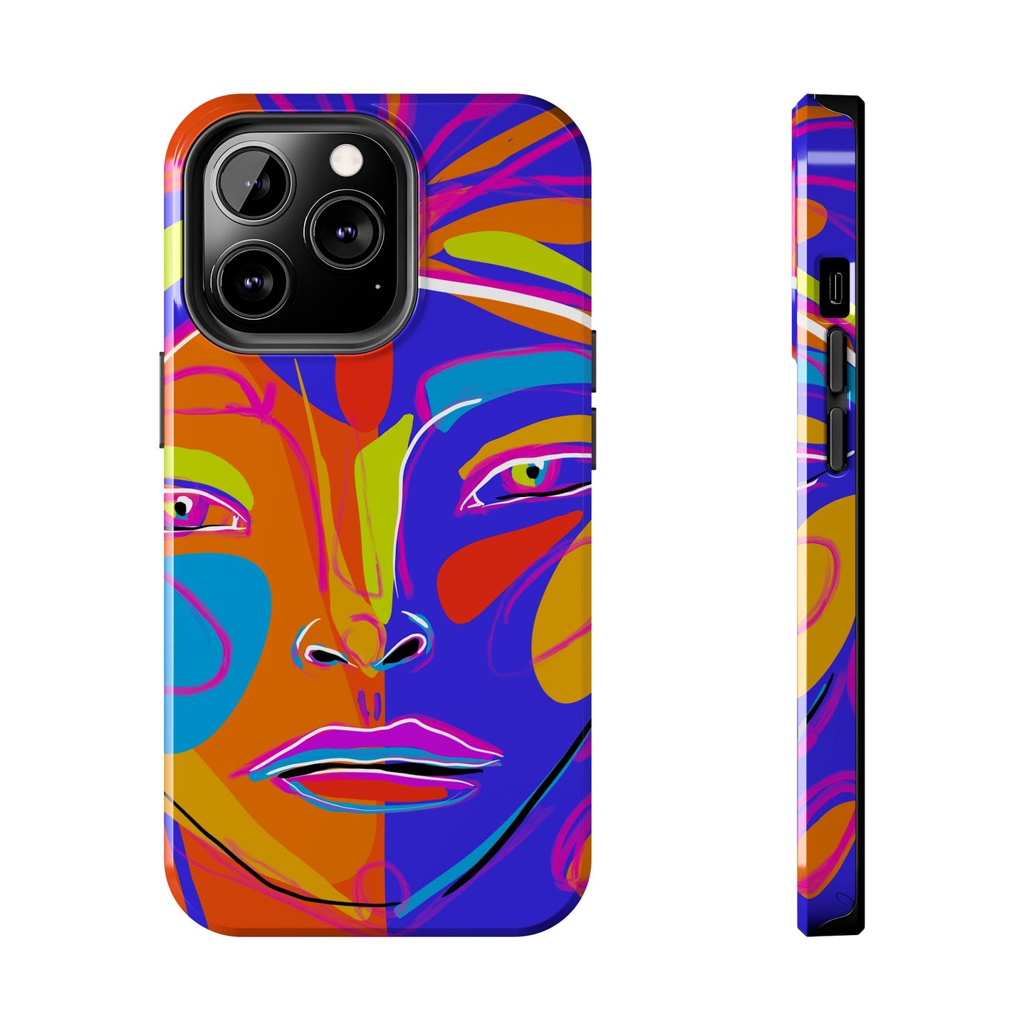 Vibrant Art Phone Case - Bold Colorful Design