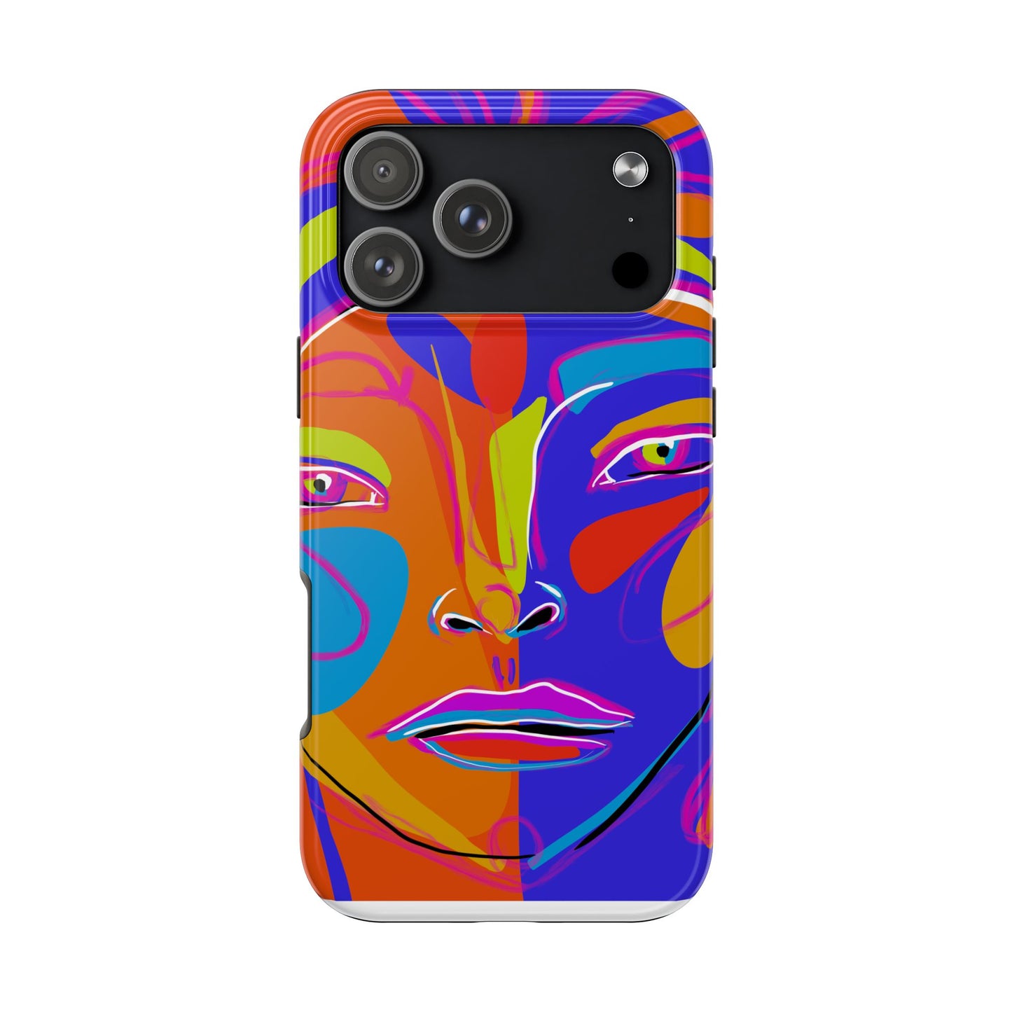 Vibrant Art Phone Case - Bold Colorful Design