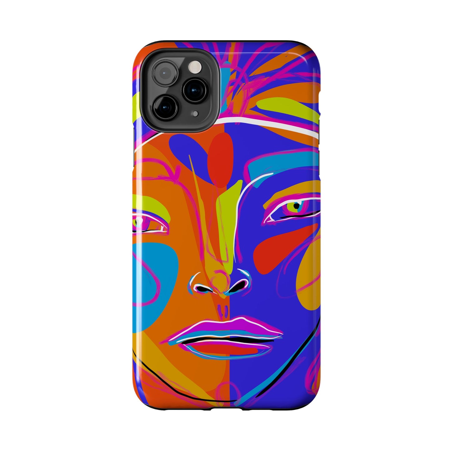 Vibrant Art Phone Case - Bold Colorful Design