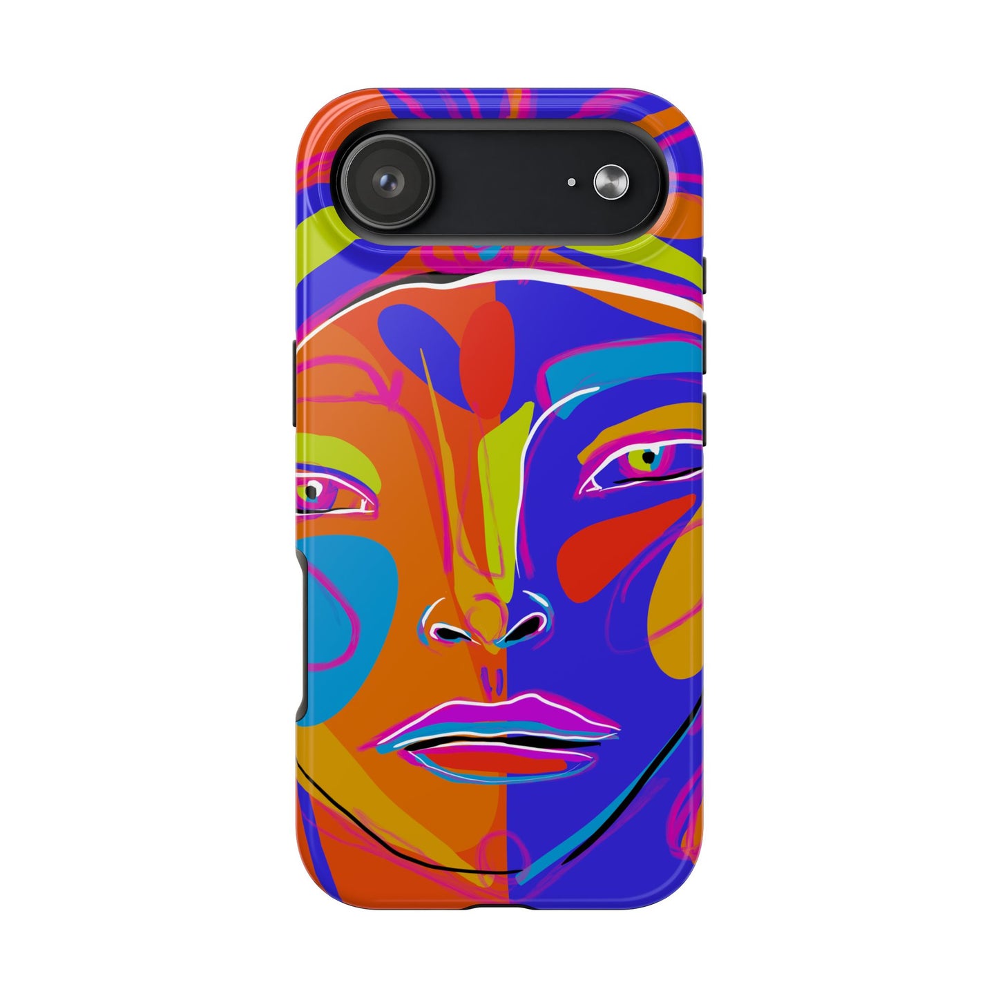 Vibrant Art Phone Case - Bold Colorful Design