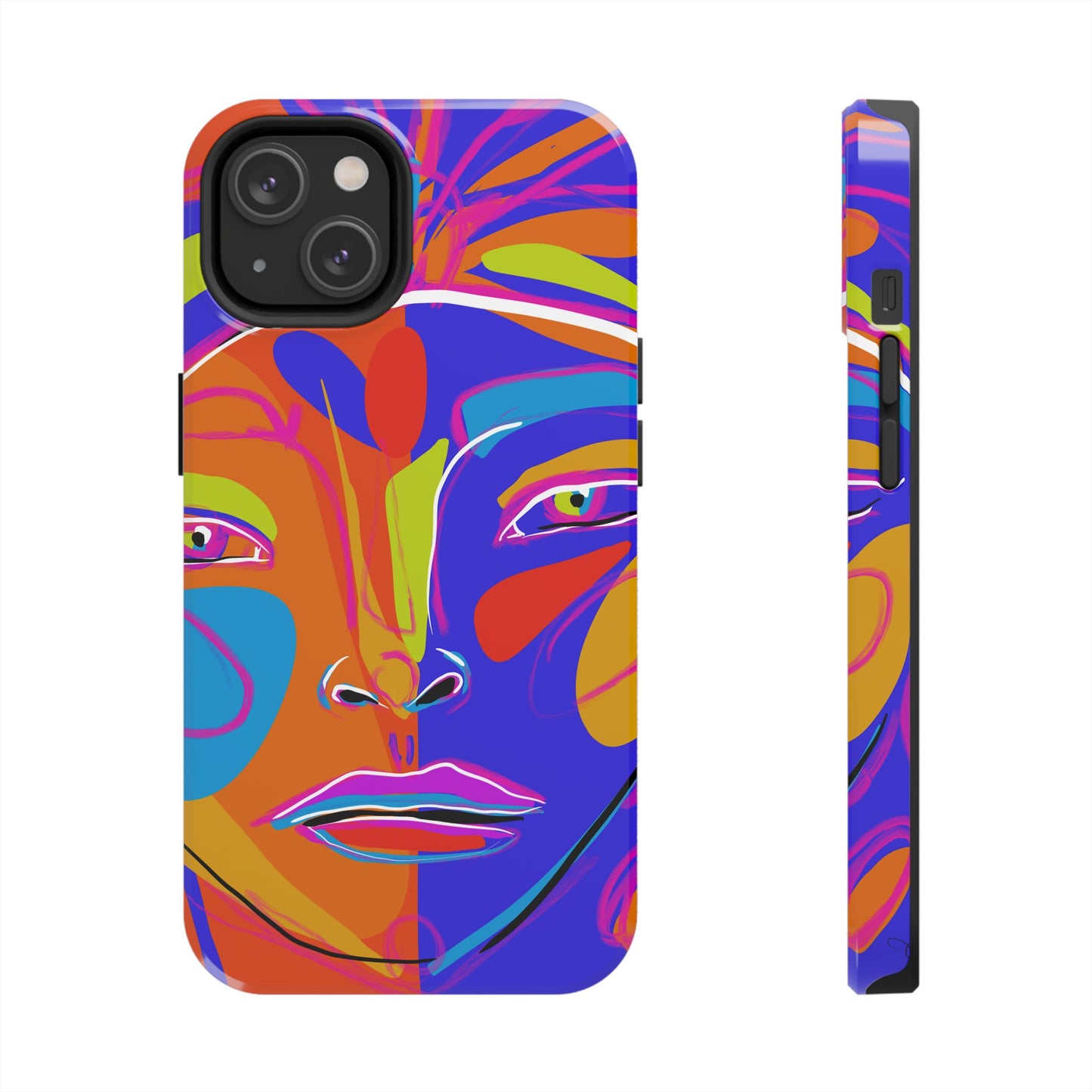 Vibrant Art Phone Case - Bold Colorful Design