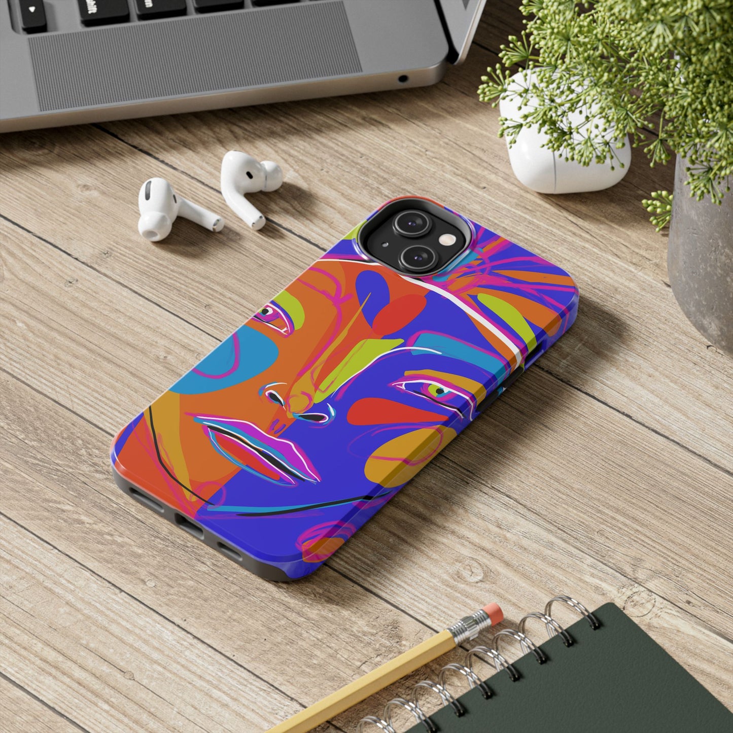 Vibrant Art Phone Case - Bold Colorful Design