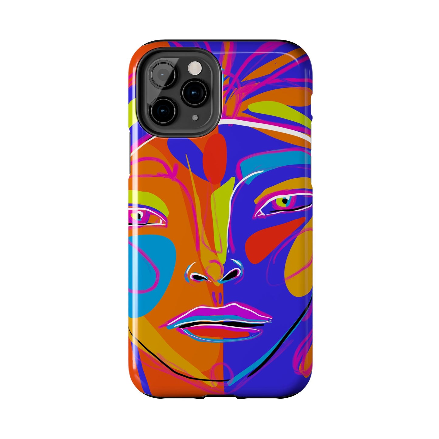 Vibrant Art Phone Case - Bold Colorful Design
