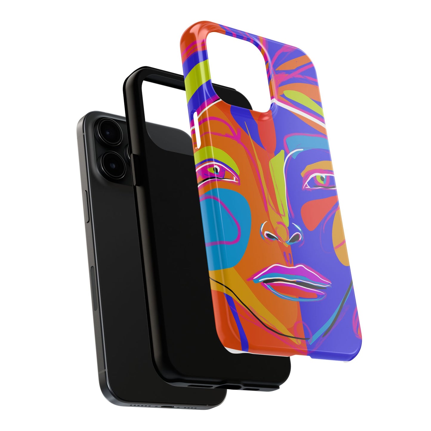 Vibrant Art Phone Case - Bold Colorful Design
