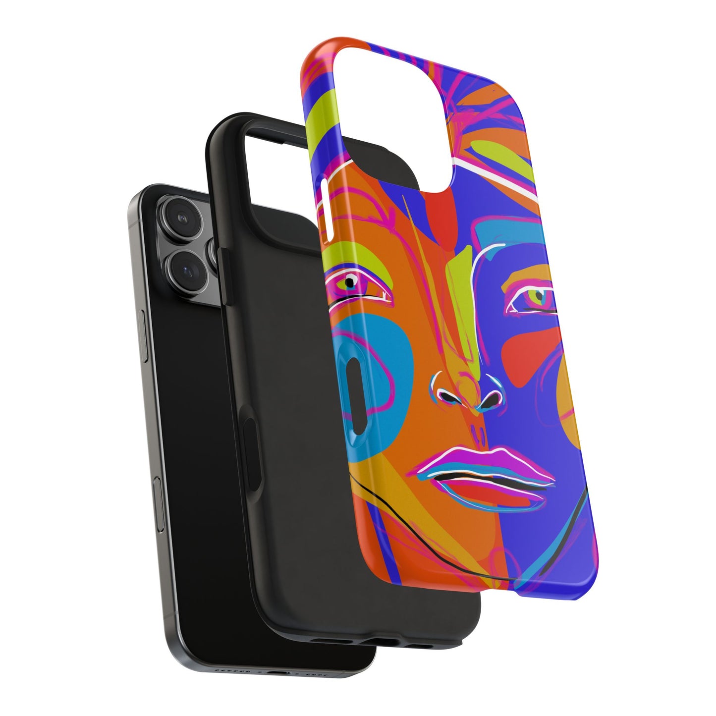 Vibrant Art Phone Case - Bold Colorful Design