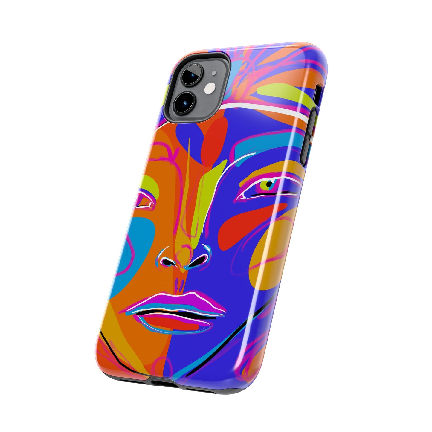 Vibrant Art Phone Case - Bold Colorful Design