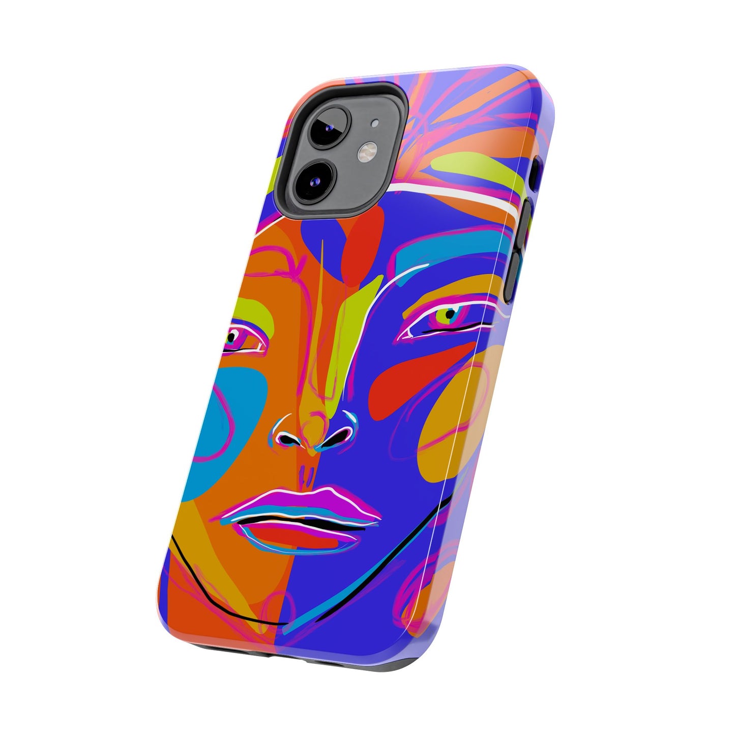 Vibrant Art Phone Case - Bold Colorful Design