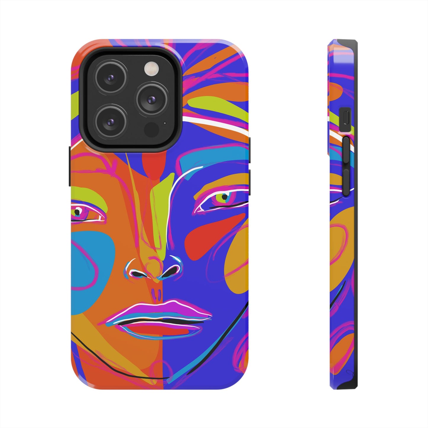 Vibrant Art Phone Case - Bold Colorful Design