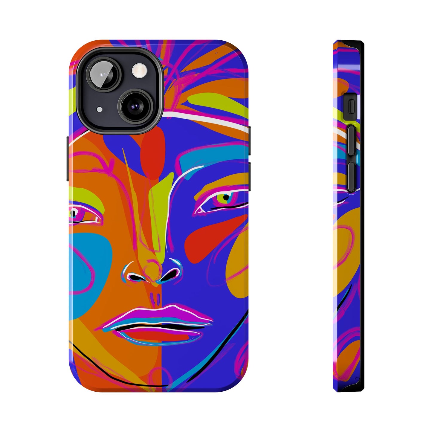 Vibrant Art Phone Case - Bold Colorful Design