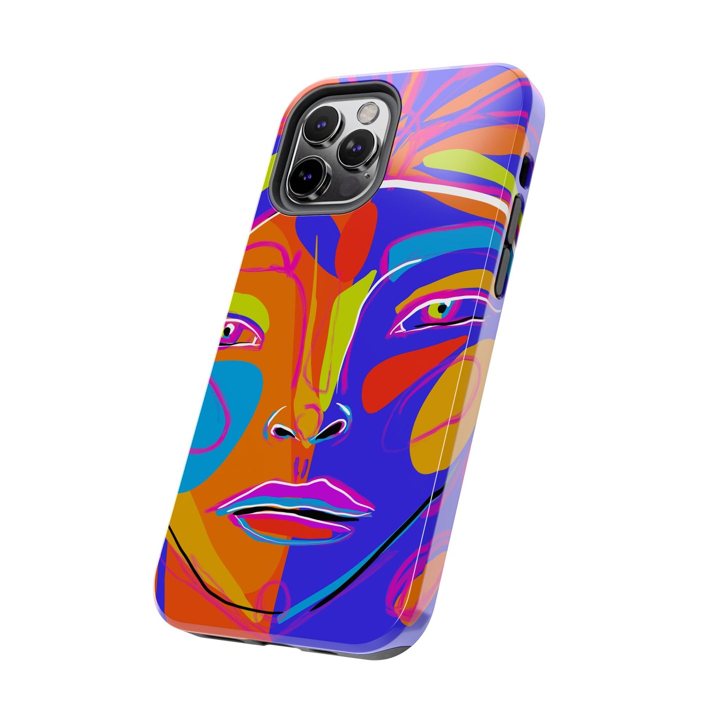 Vibrant Art Phone Case - Bold Colorful Design