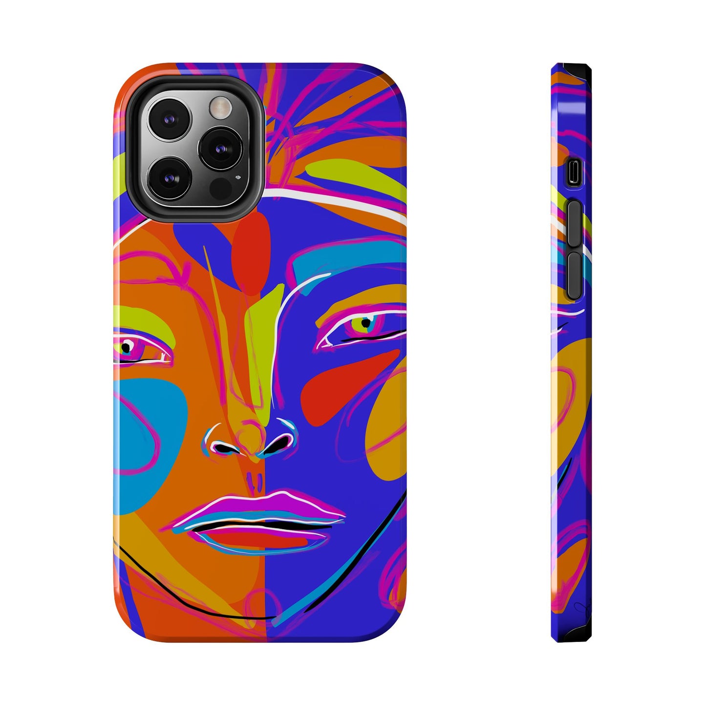 Vibrant Art Phone Case - Bold Colorful Design