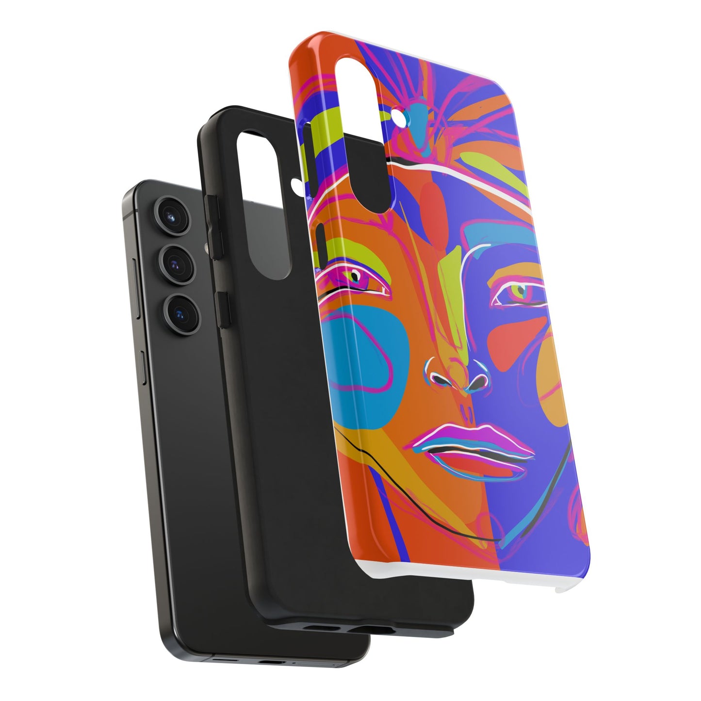 Vibrant Art Phone Case - Bold Colorful Design
