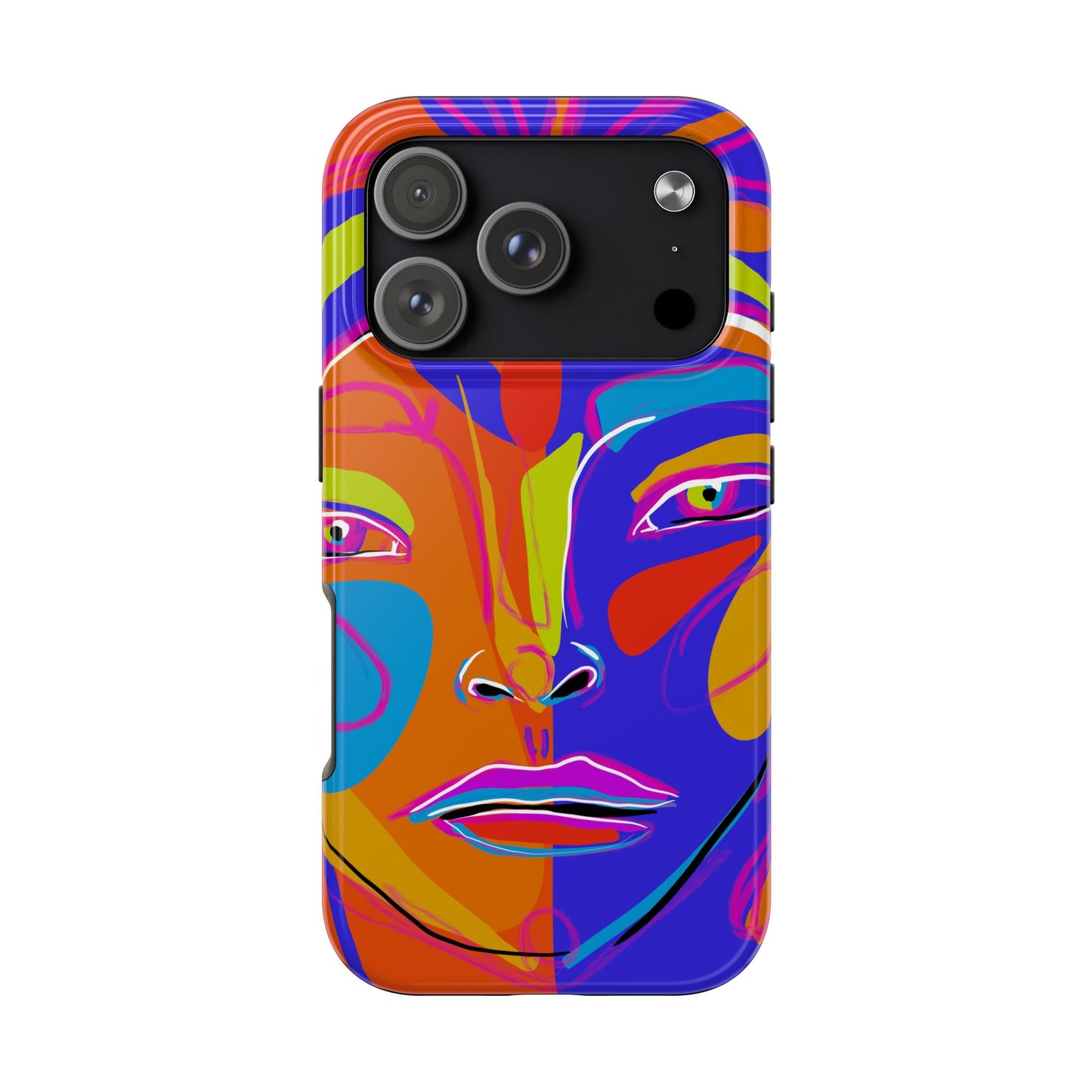 Vibrant Art Phone Case - Bold Colorful Design