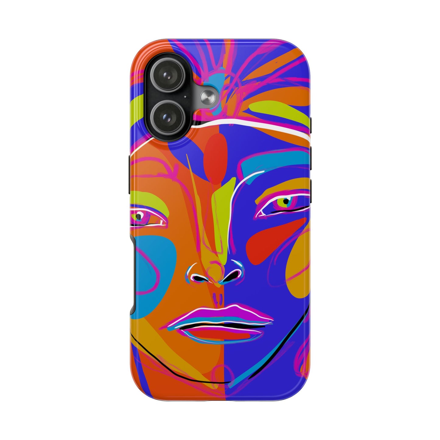 Vibrant Art Phone Case - Bold Colorful Design