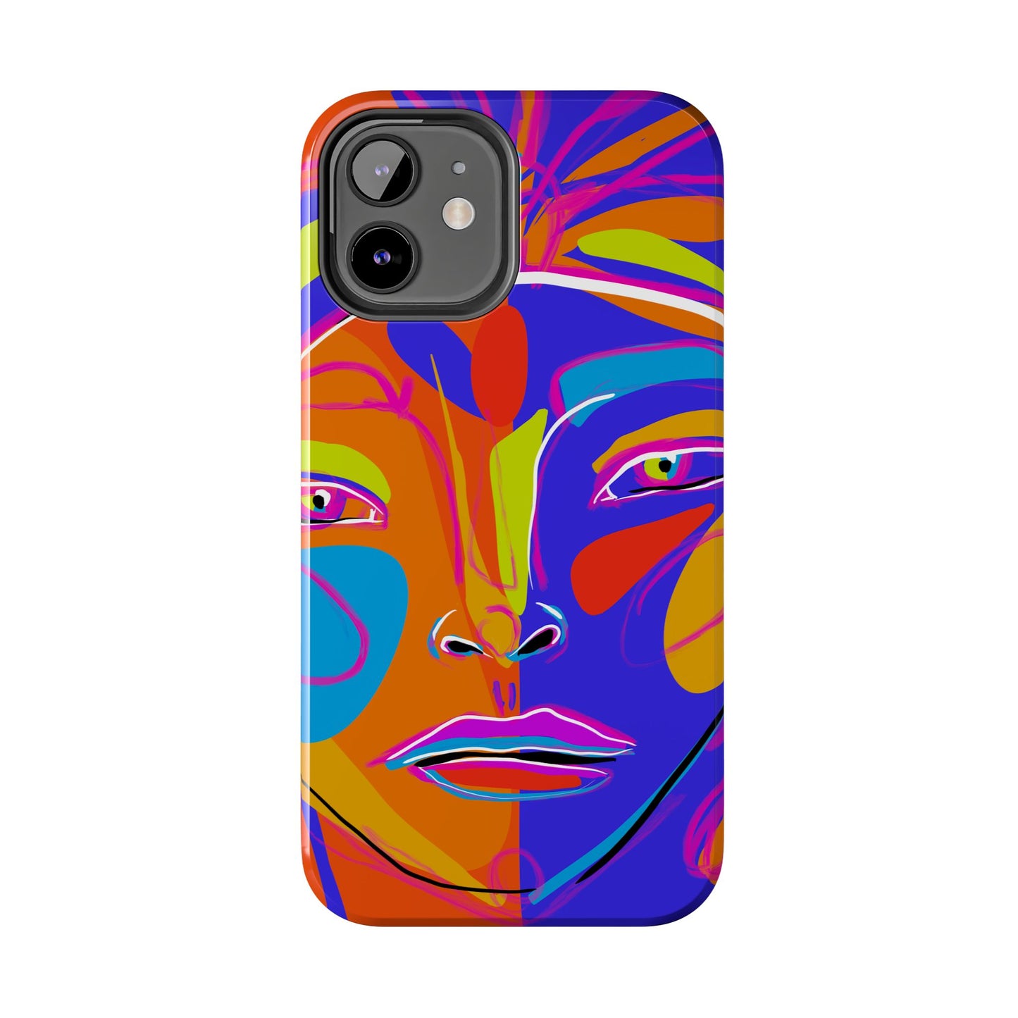 Vibrant Art Phone Case - Bold Colorful Design