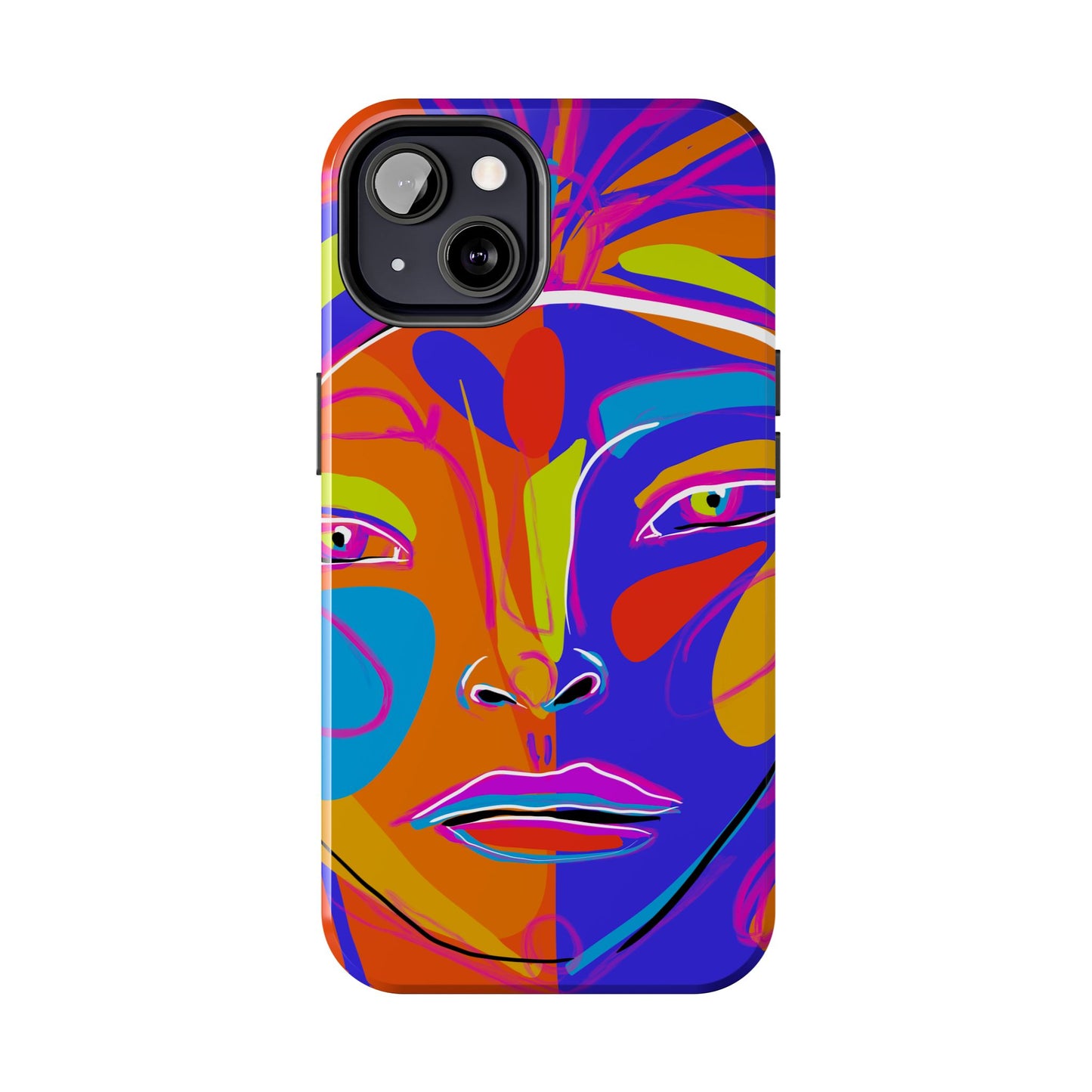 Vibrant Art Phone Case - Bold Colorful Design