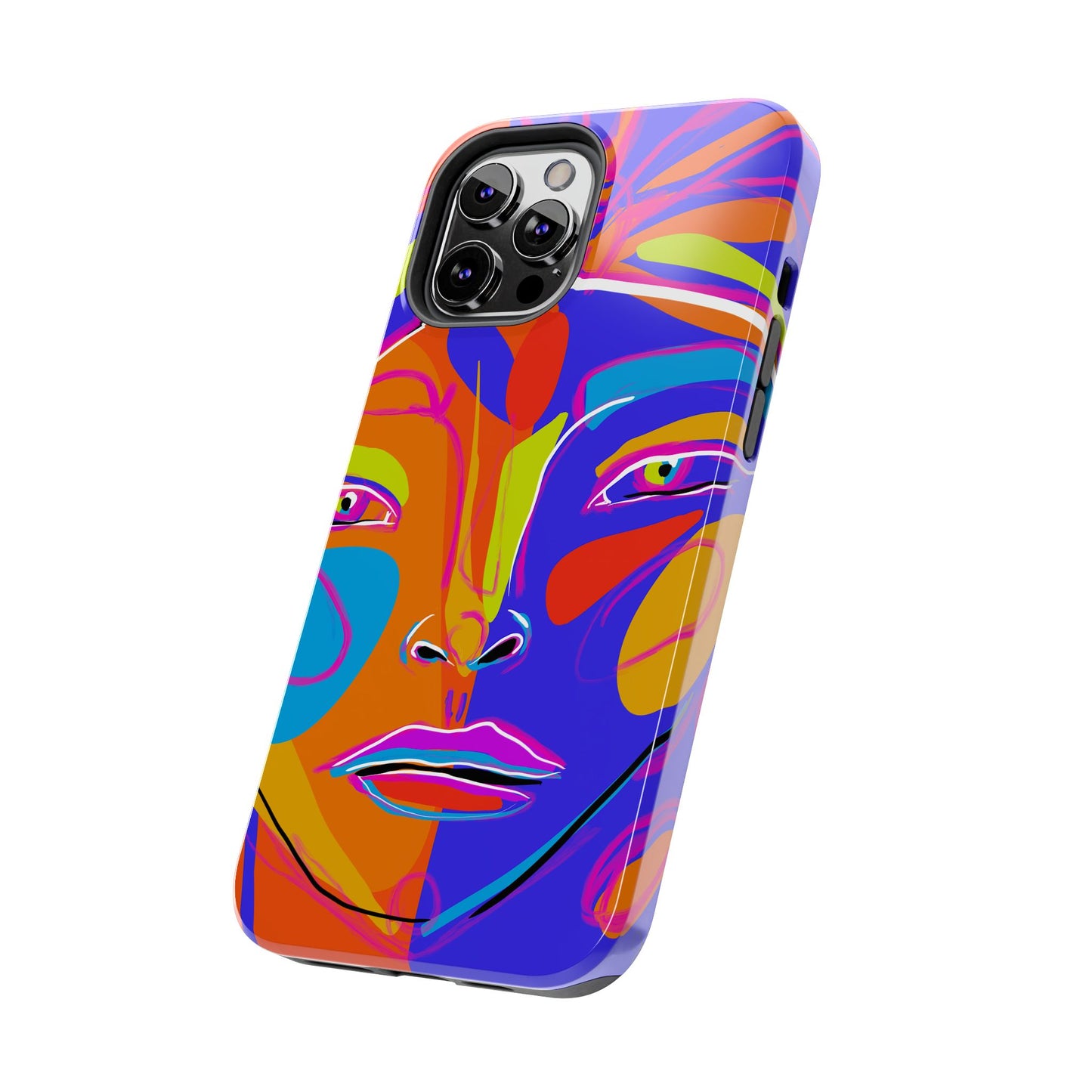 Vibrant Art Phone Case - Bold Colorful Design