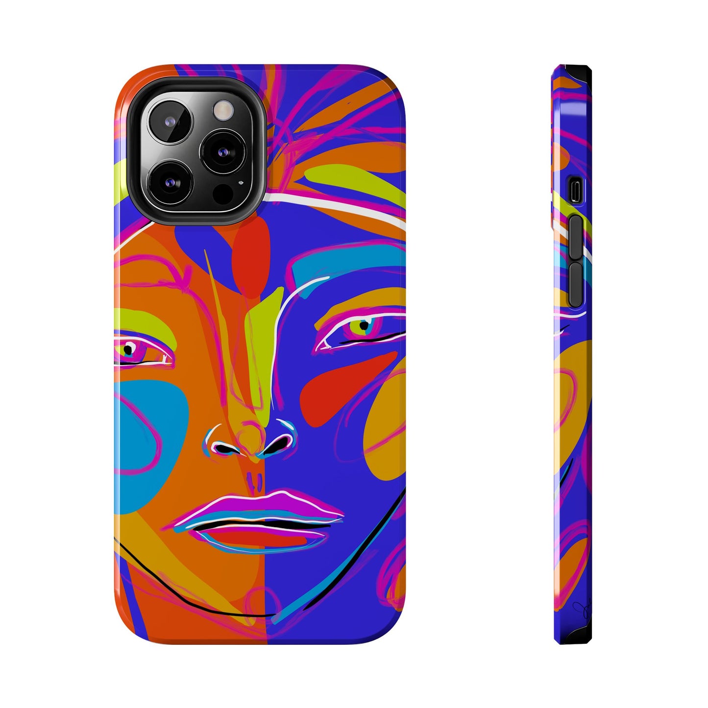 Vibrant Art Phone Case - Bold Colorful Design